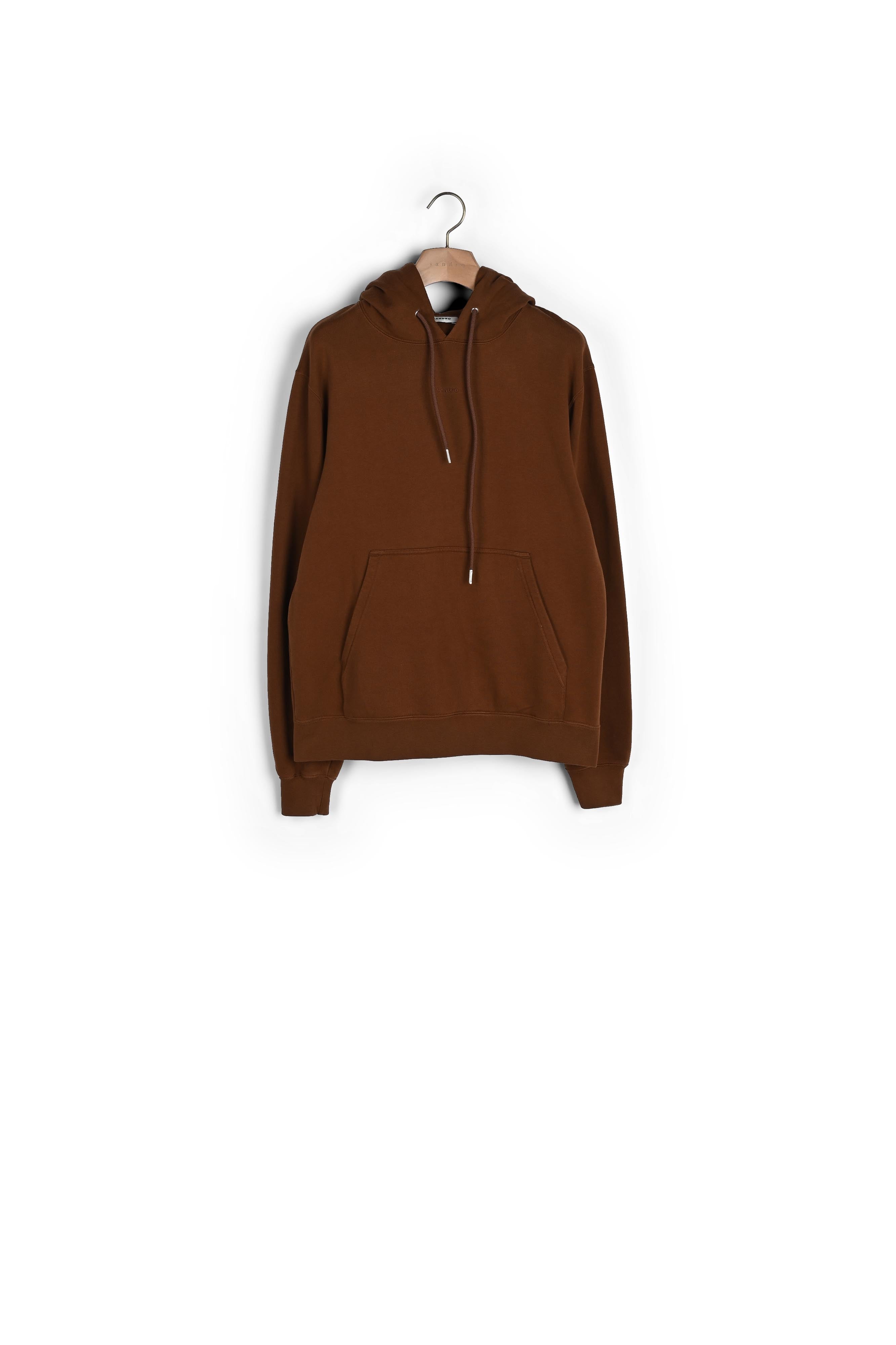 Sweat hoodie brodé Homme Sandro seconde main