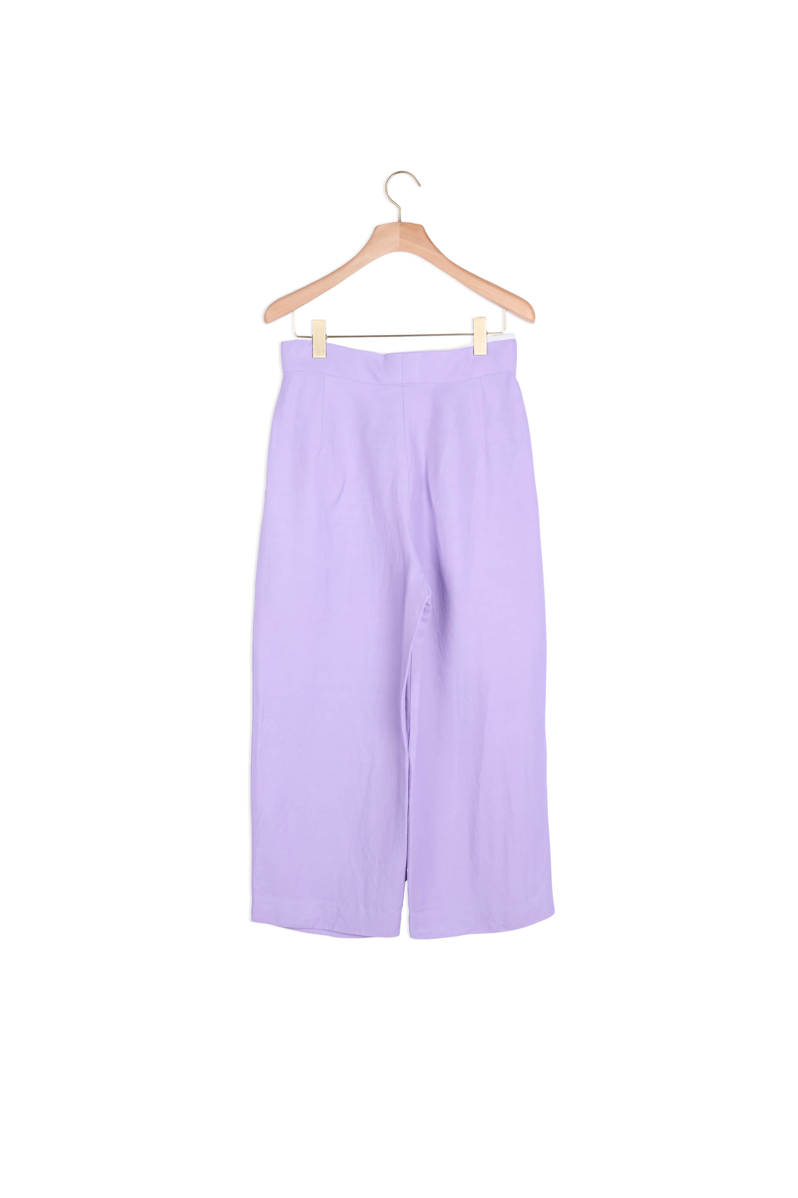  Pantalon large en lin mélangé Sandro seconde main