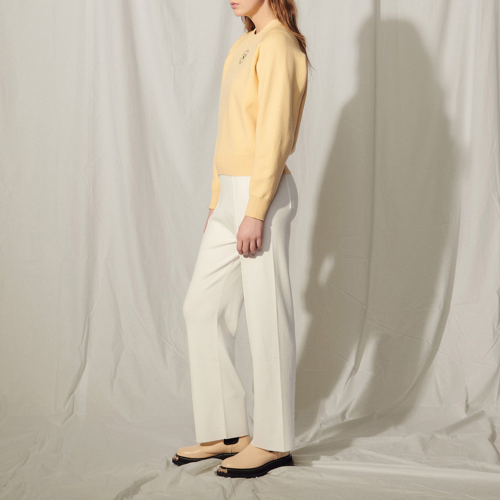 Sweat en Maille avec broderie Sandro seconde main