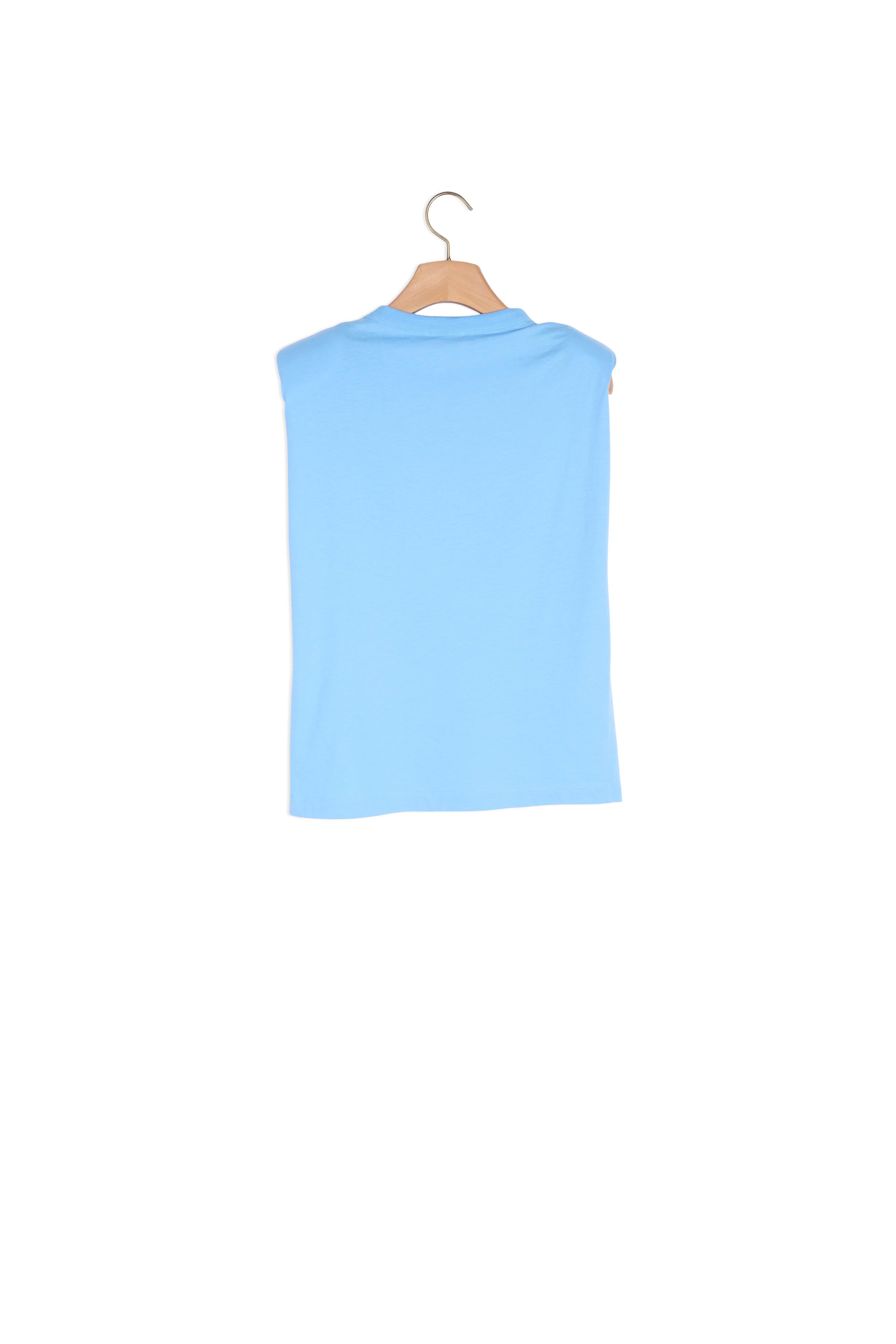 T-shirt en coton biologique sans manches Sandro seconde main