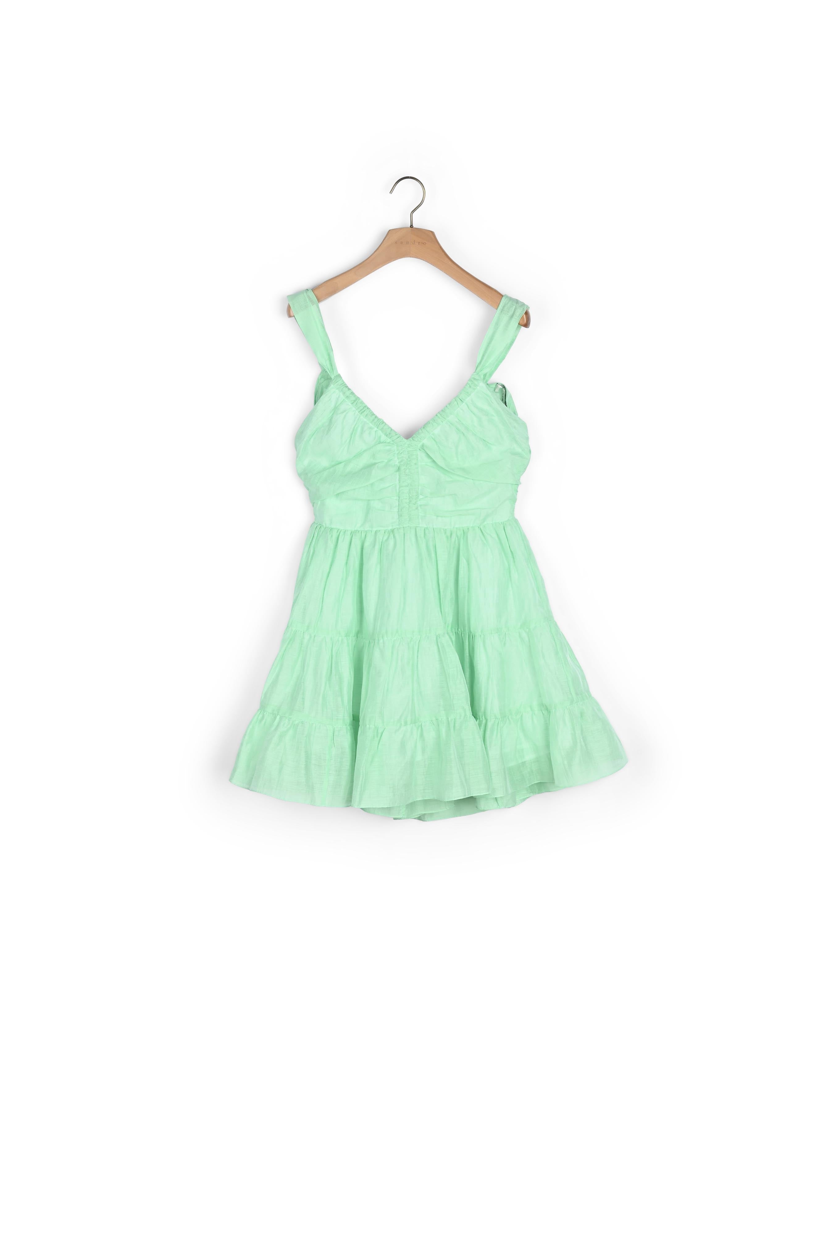 Robe courte volantée Sandro seconde main