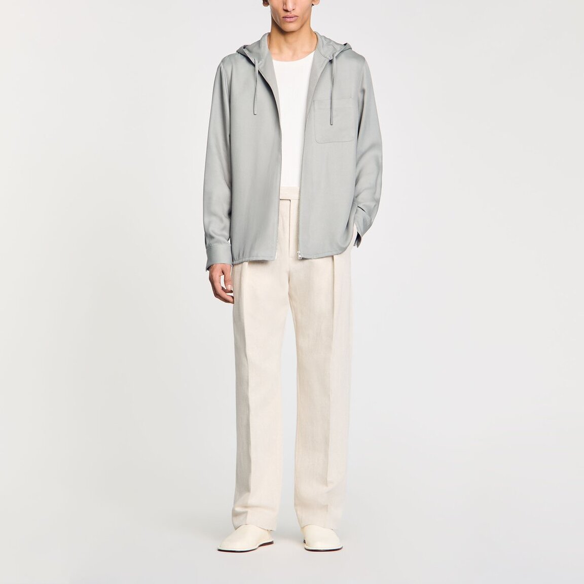 Chemise à capuche Sandro seconde main