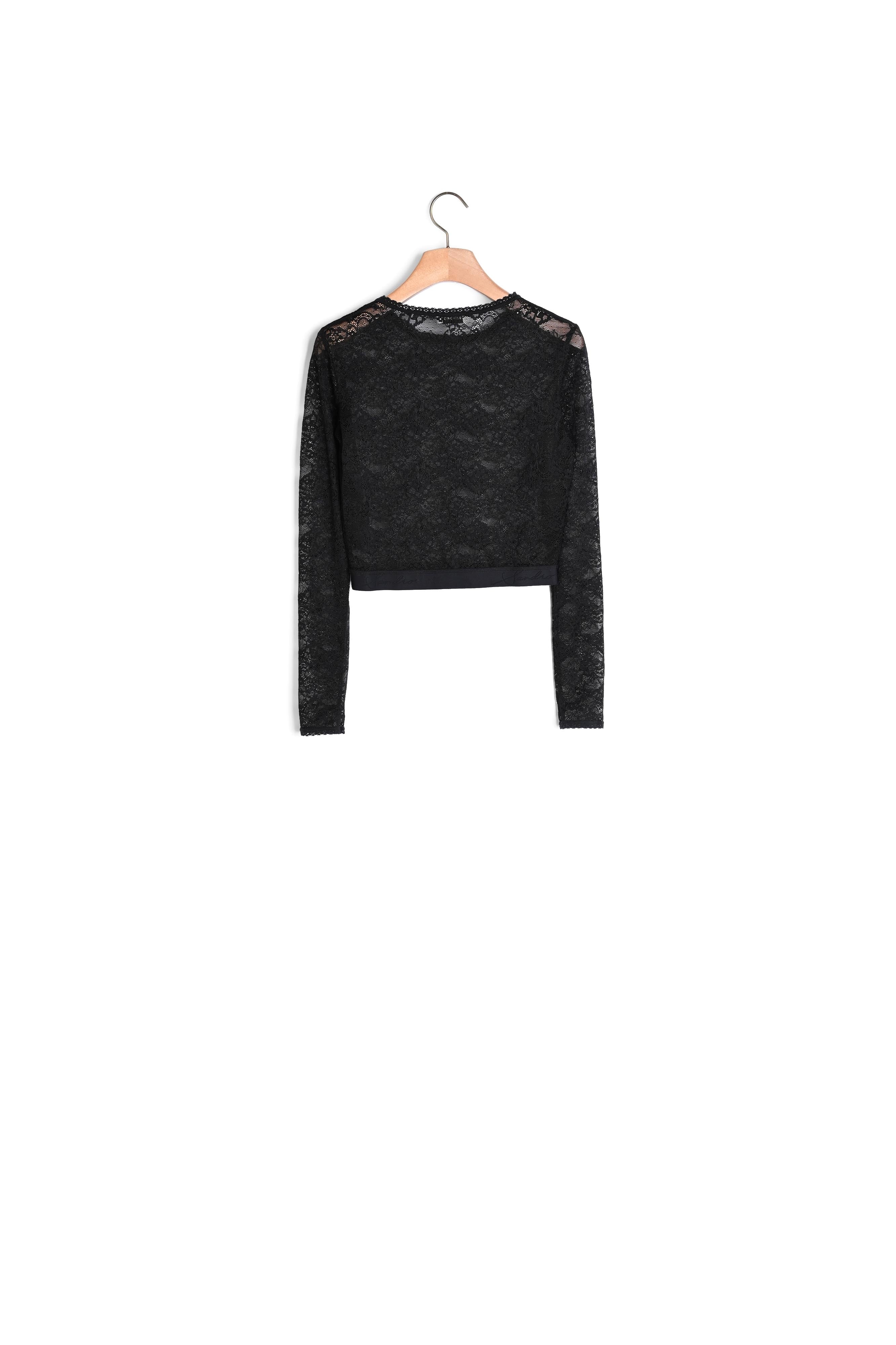 Top court en dentelle Sandro seconde main