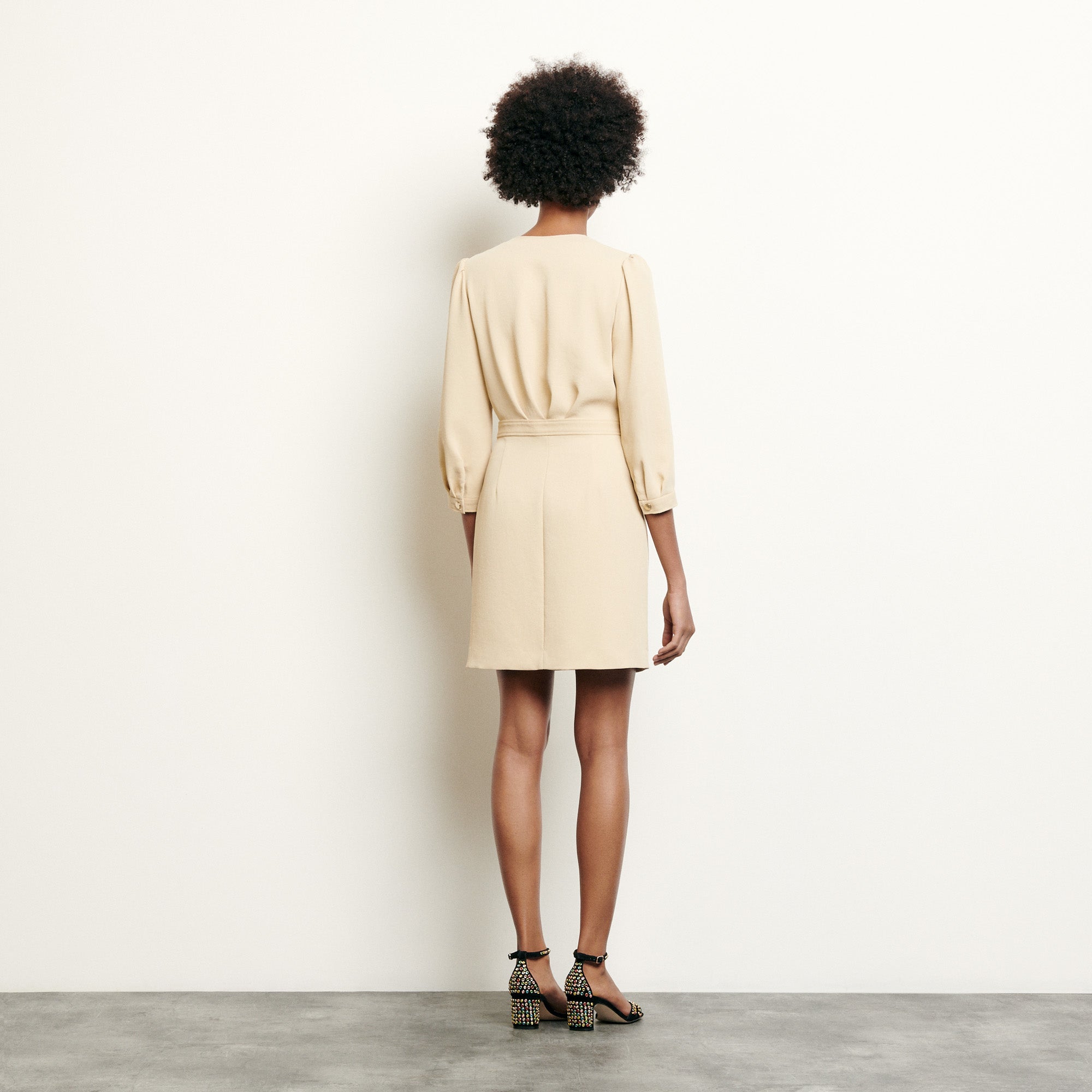 Robe courte avec basque Sandro seconde main