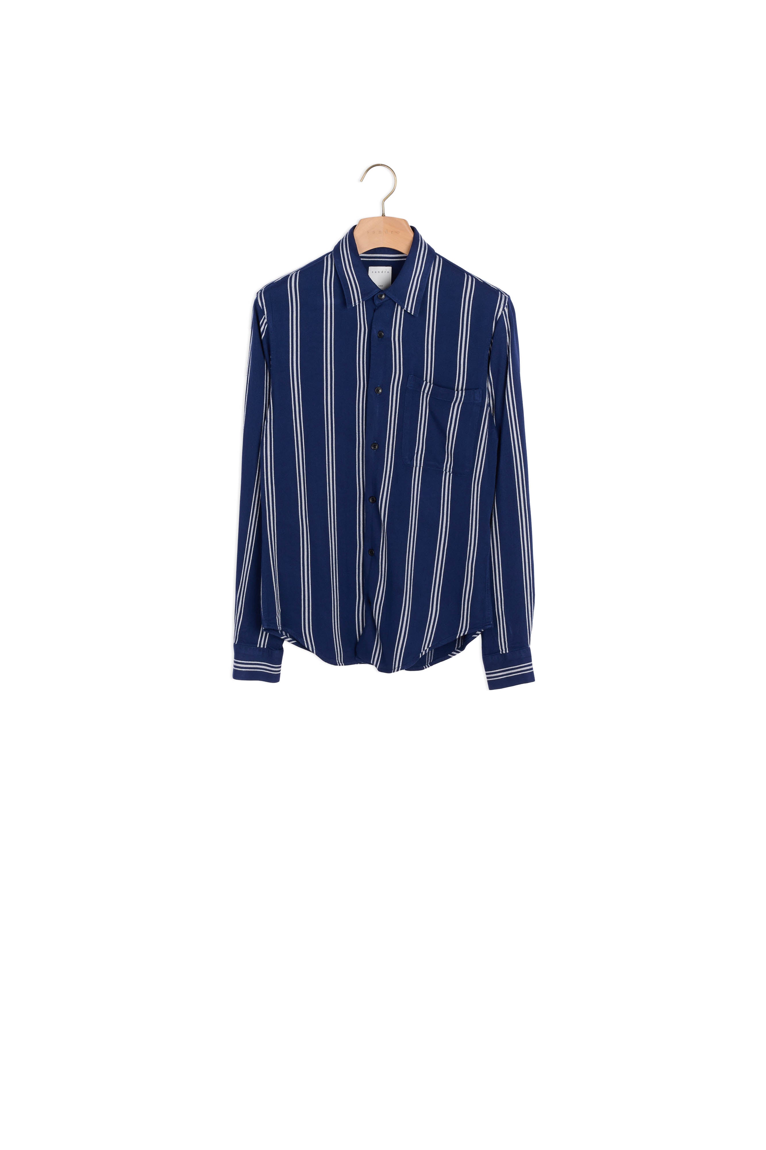 Chemise rayée manches longues Sandro seconde main