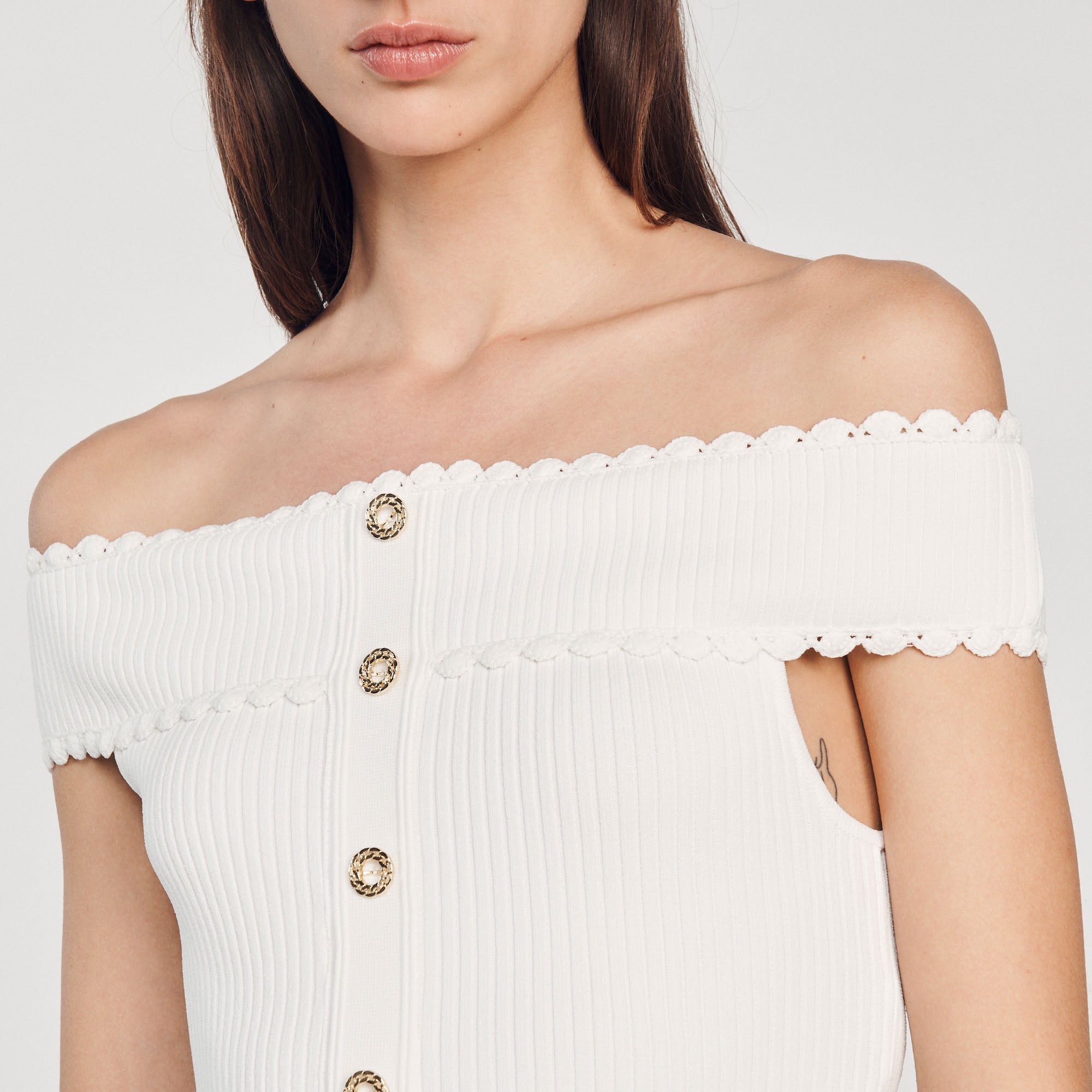 Top court en Maille Sandro seconde main