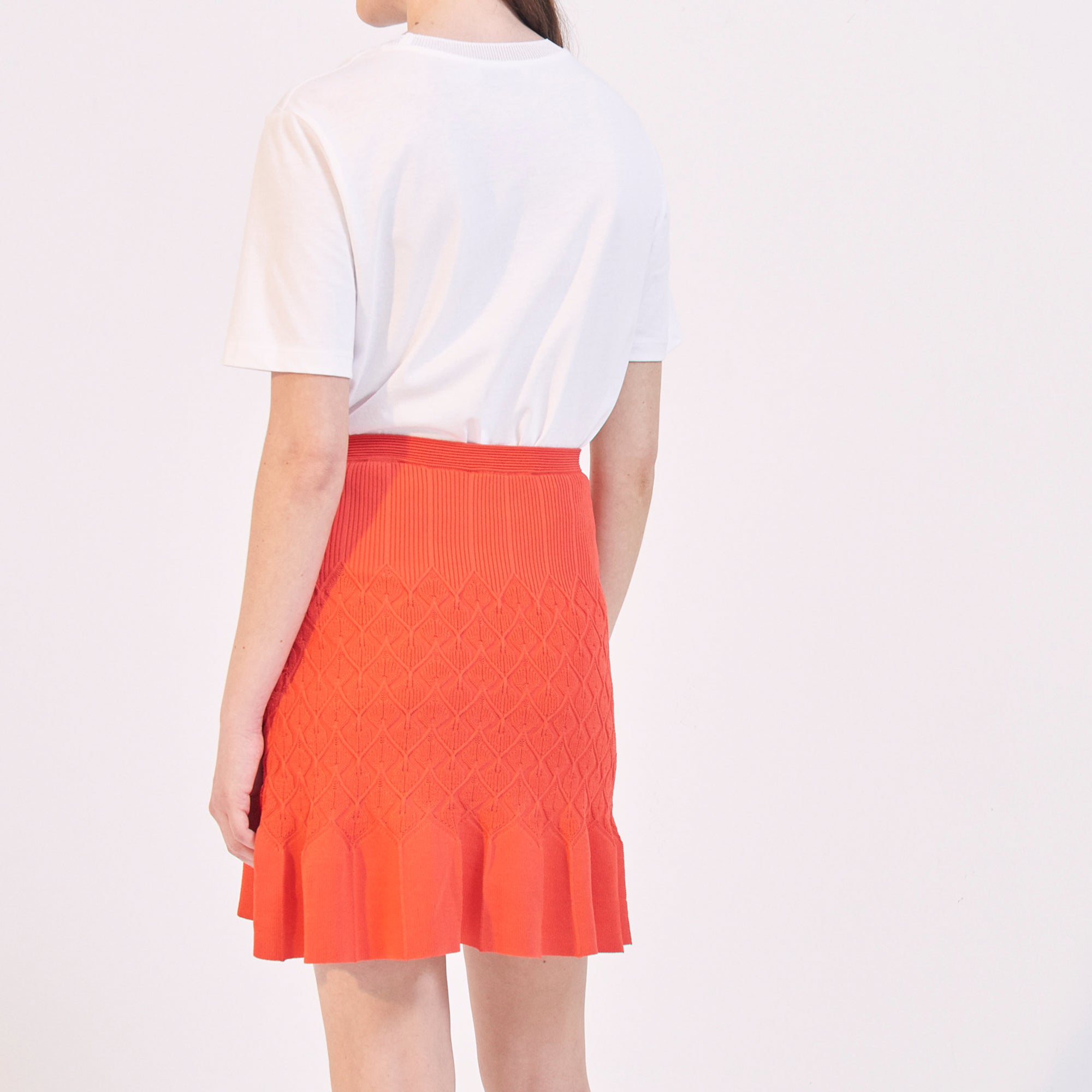 Jupe Maille en relief Sandro seconde main