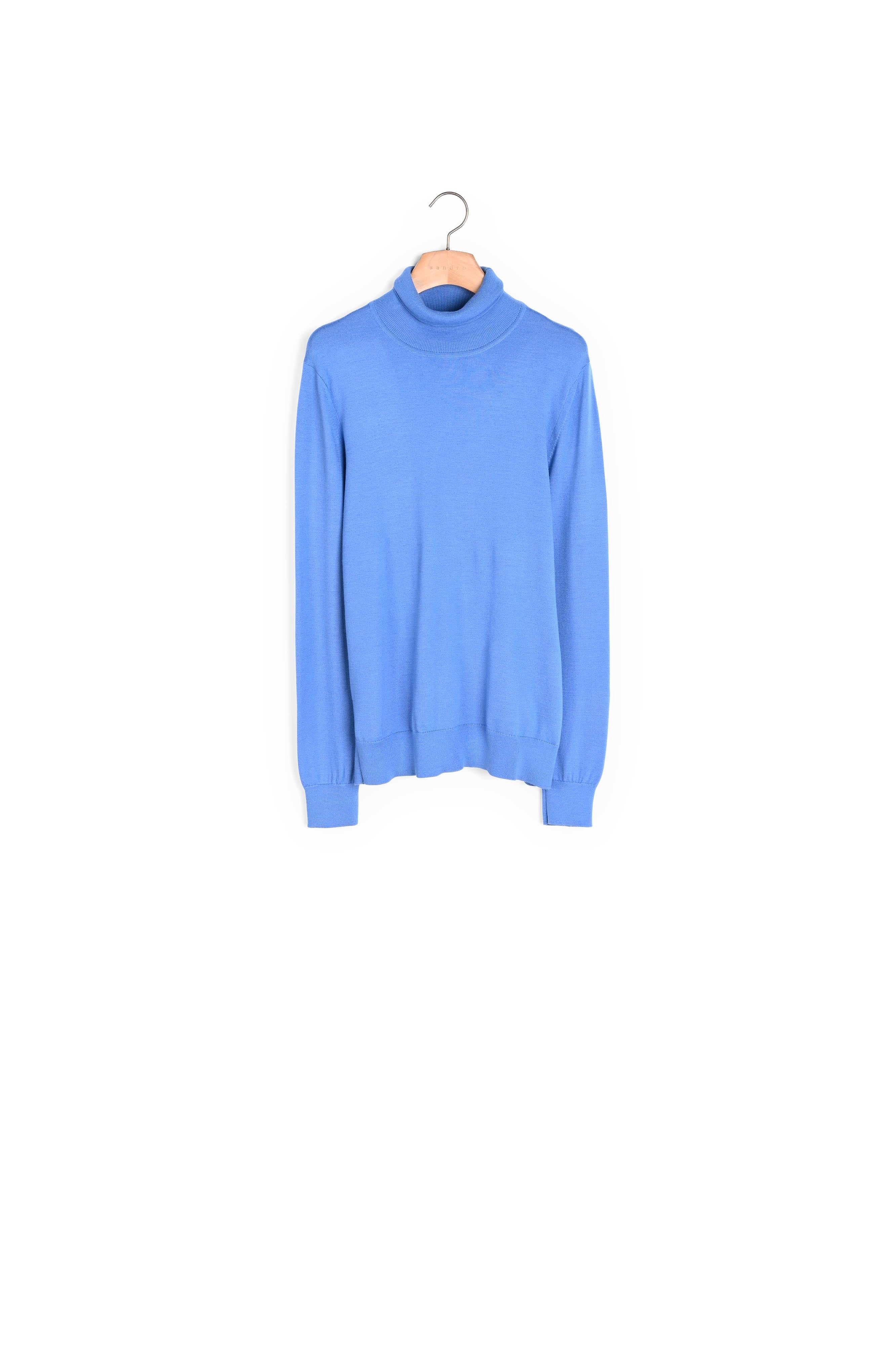 Pull à col roulé en laine Sandro seconde main