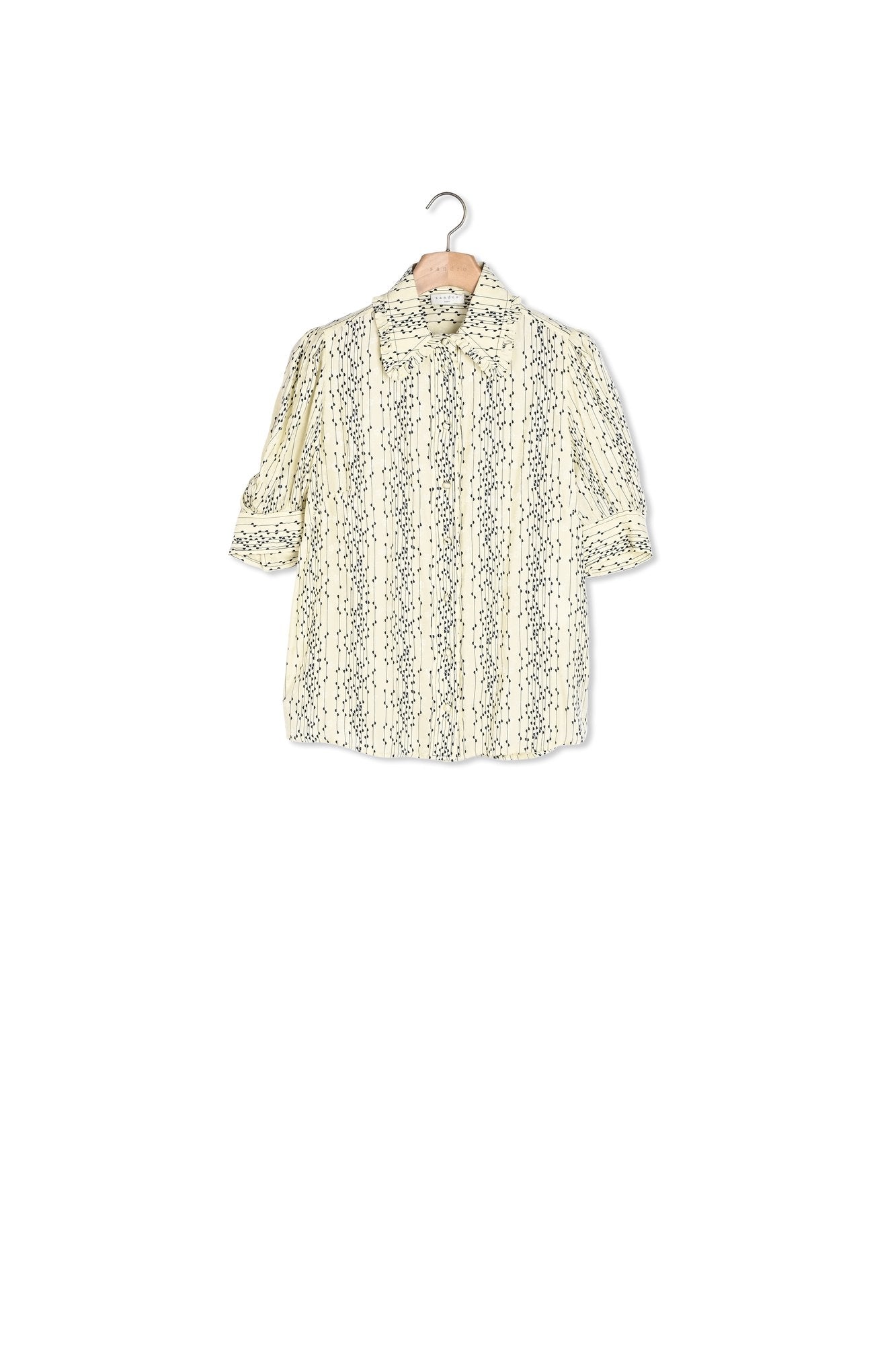 Chemise imprimée à manches courtes Sandro seconde main