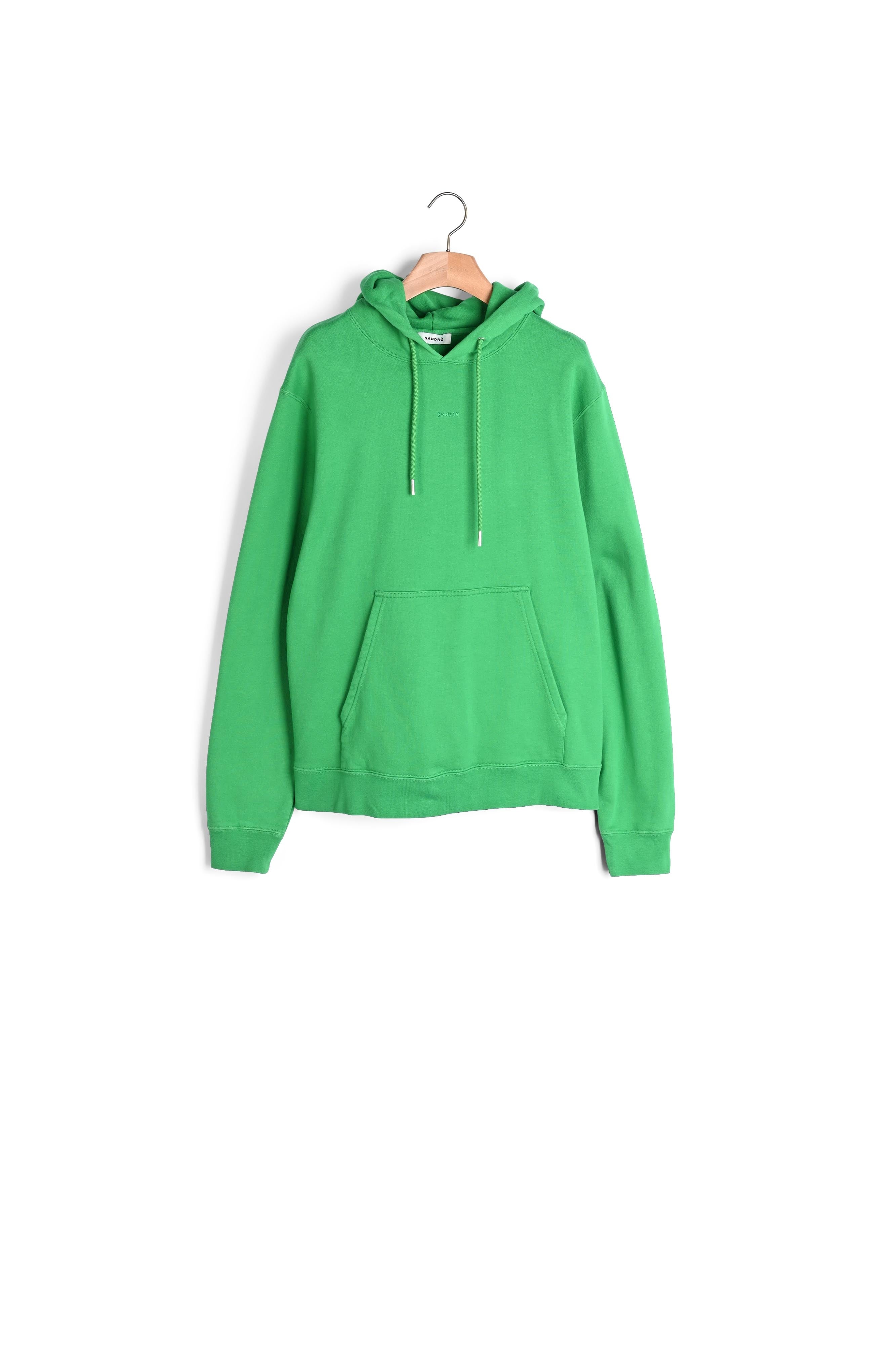 Sweat hoodie brodé Homme Sandro seconde main