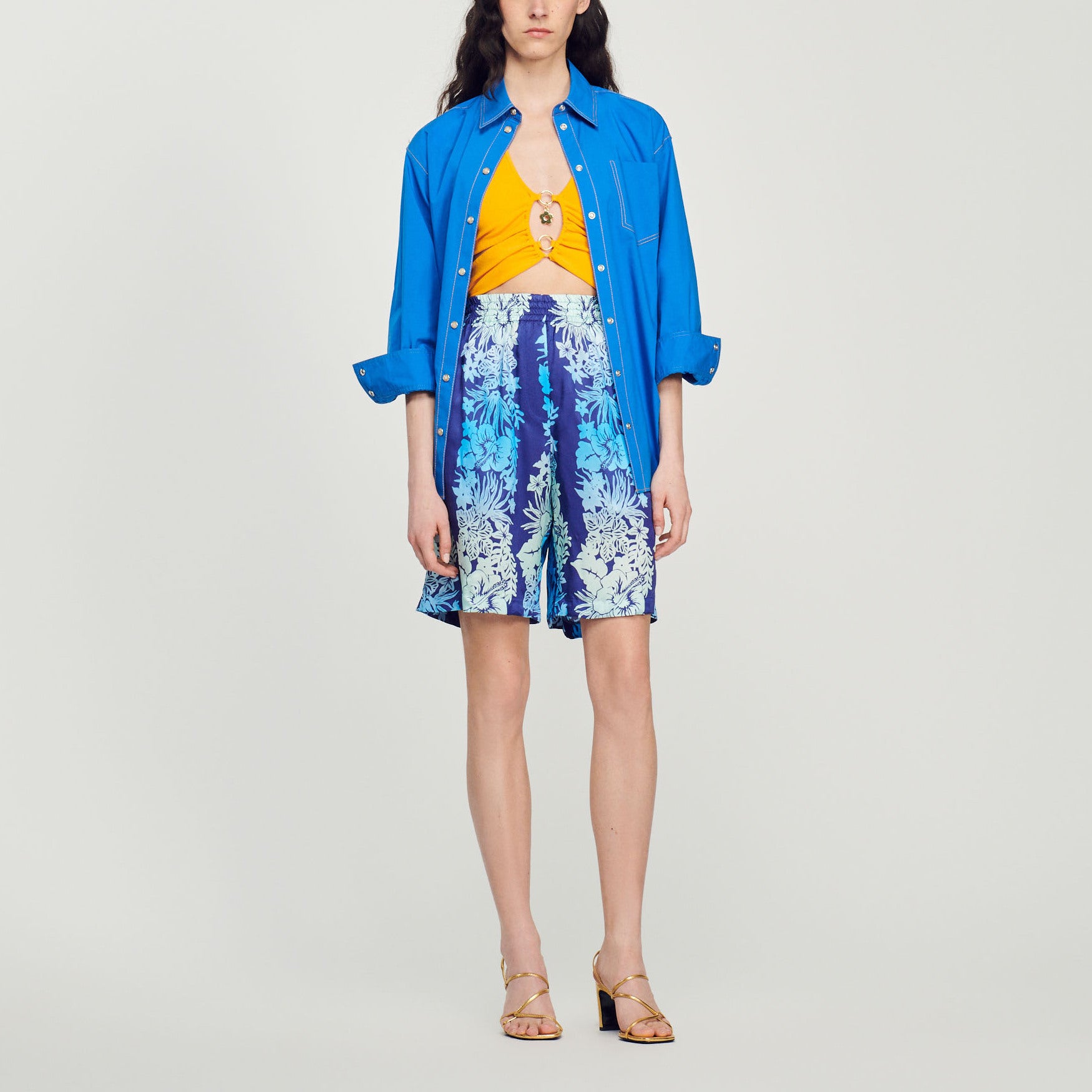 Bermuda imprimé Sandro seconde main