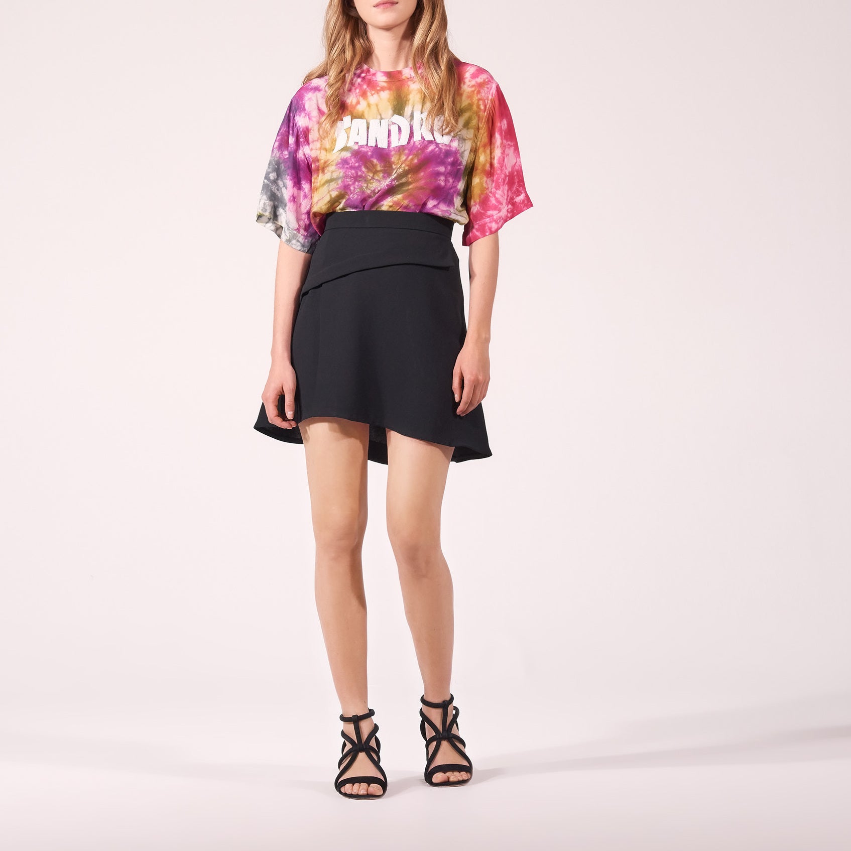 Jupe courte asymétrique Sandro seconde main