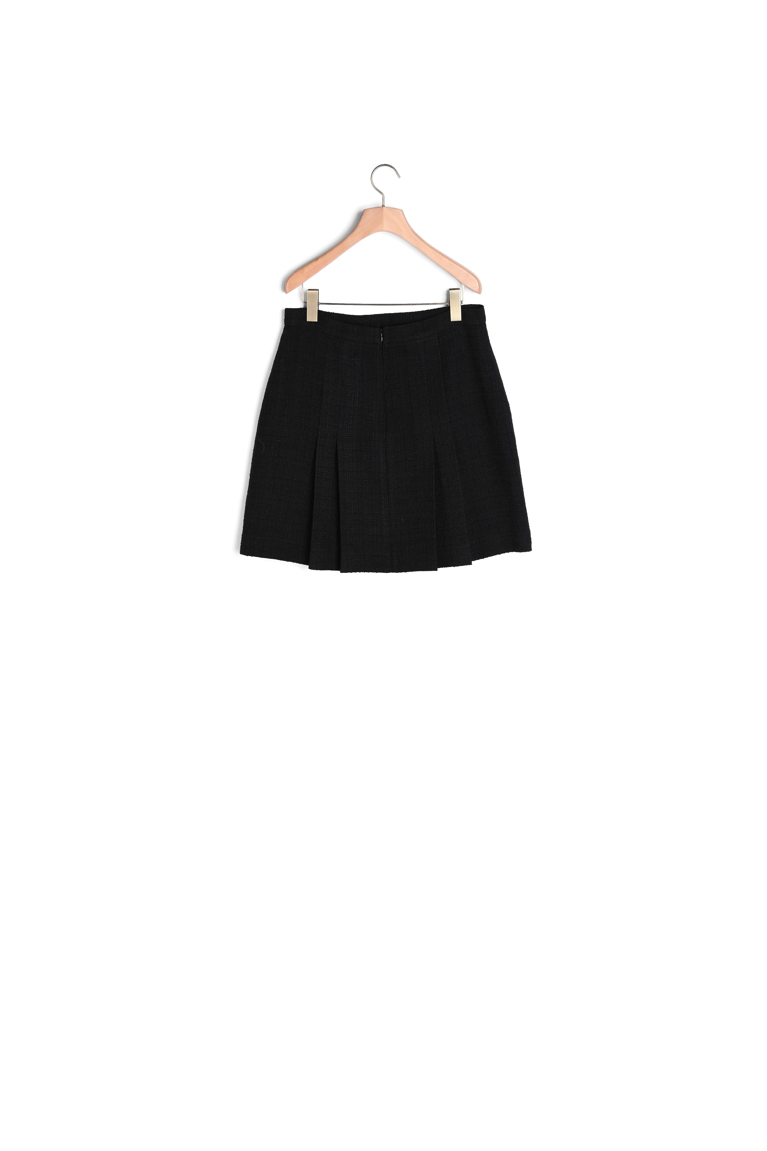 Jupe plissée en tweed Sandro seconde main