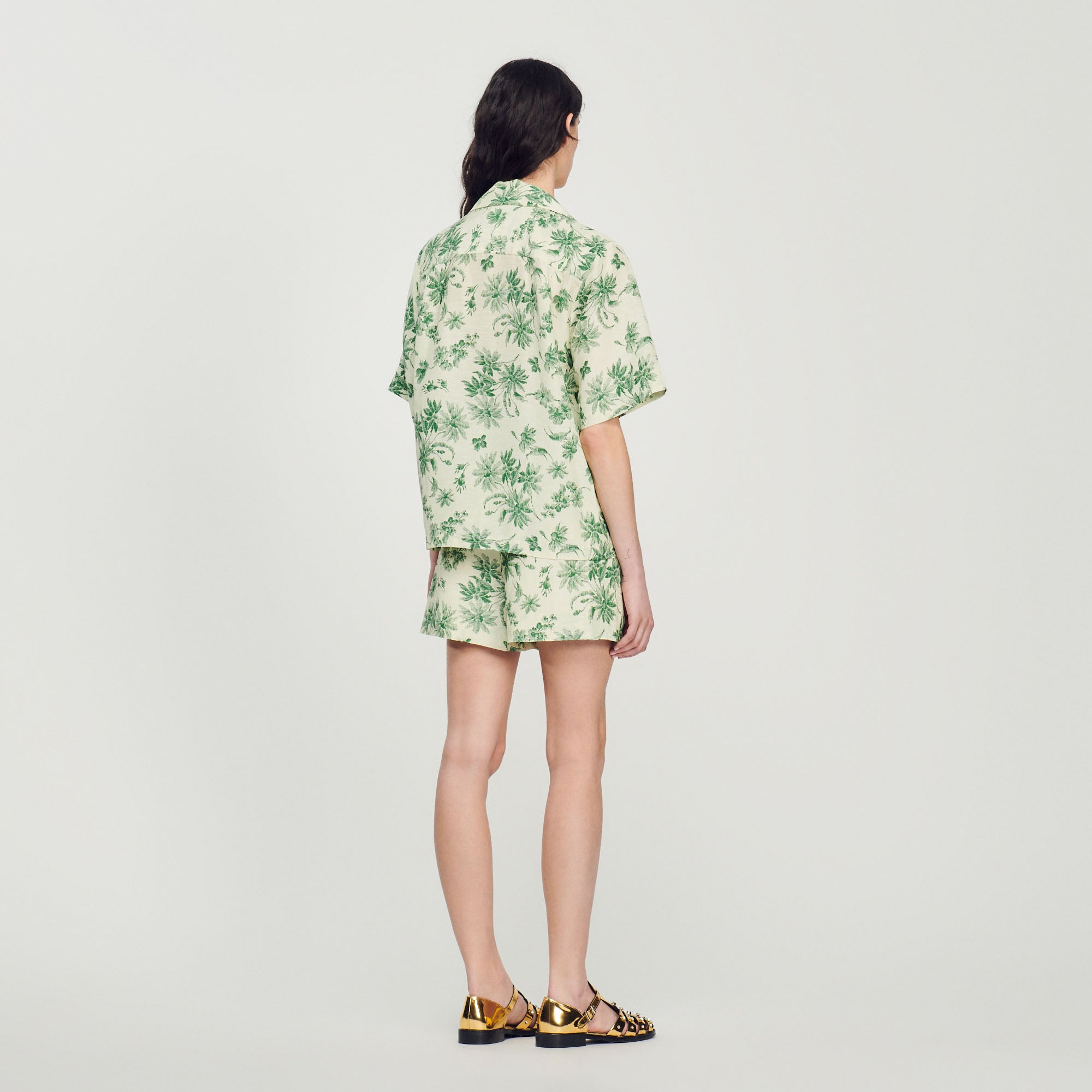 Chemise large imprimée Sandro seconde main