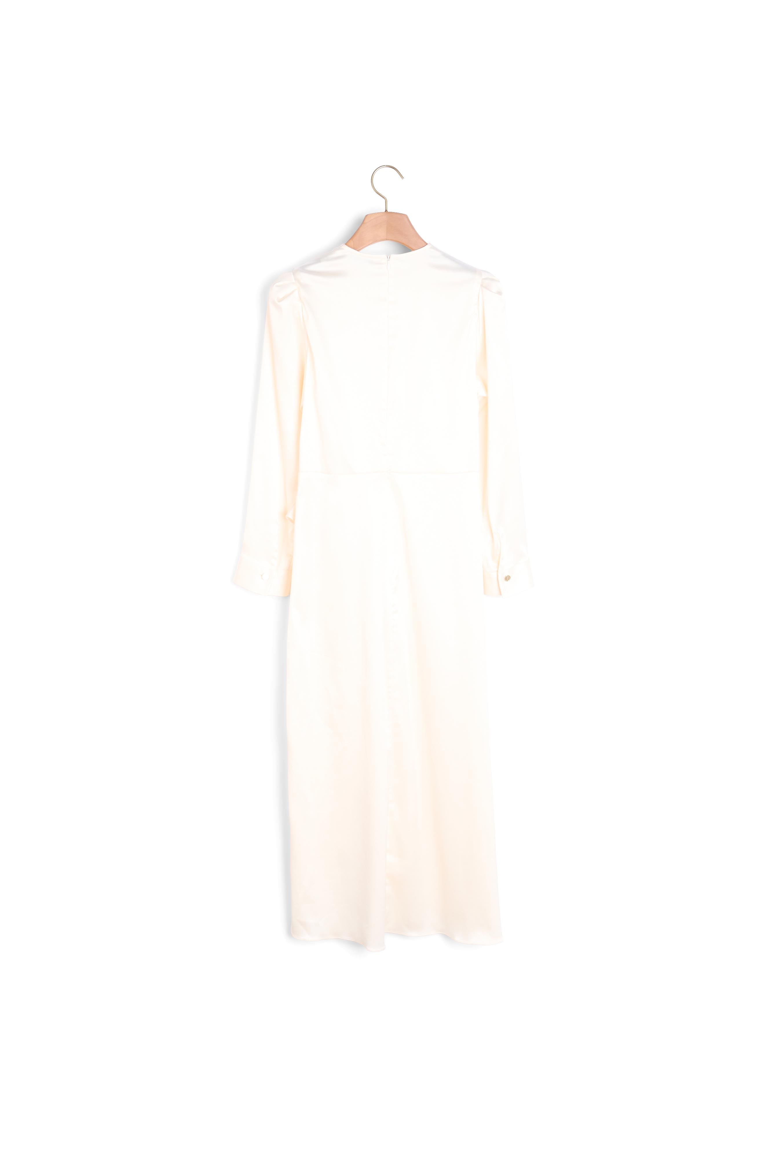 Robe satinée à volants Sandro seconde main