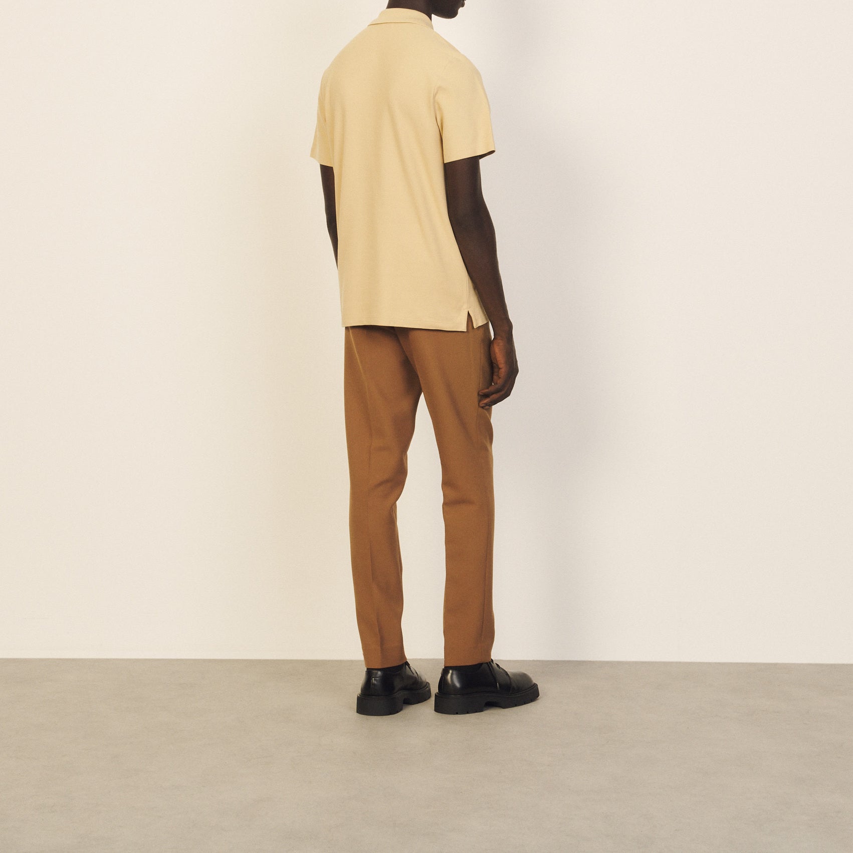 Polo en coton avec logo S Sandro seconde main