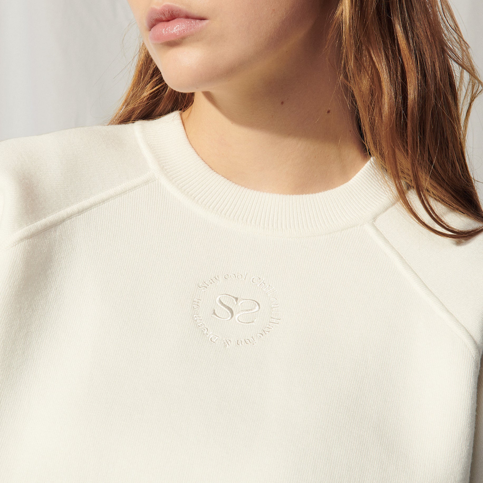 Sweat en Maille avec broderie Sandro seconde main