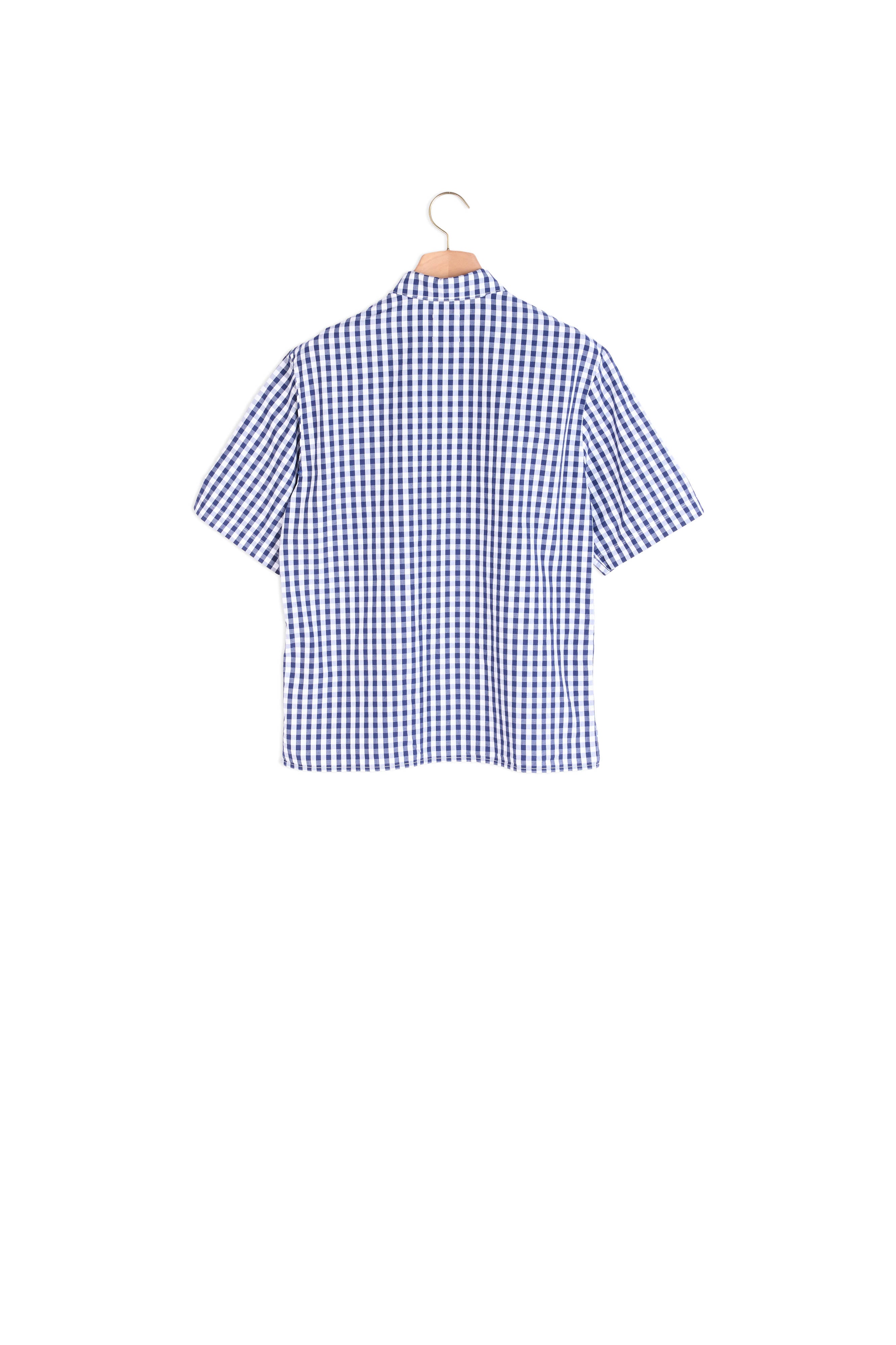 Chemise vichy en tissus Japonais Sandro seconde main