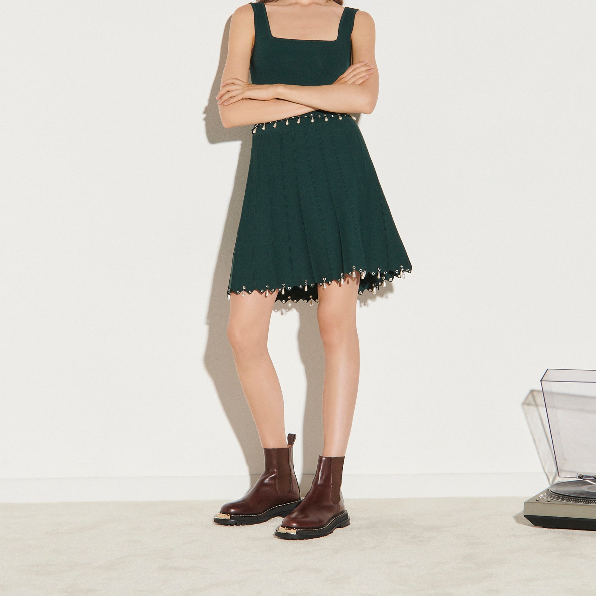 Jupe en Maille avec pampilles Sandro seconde main