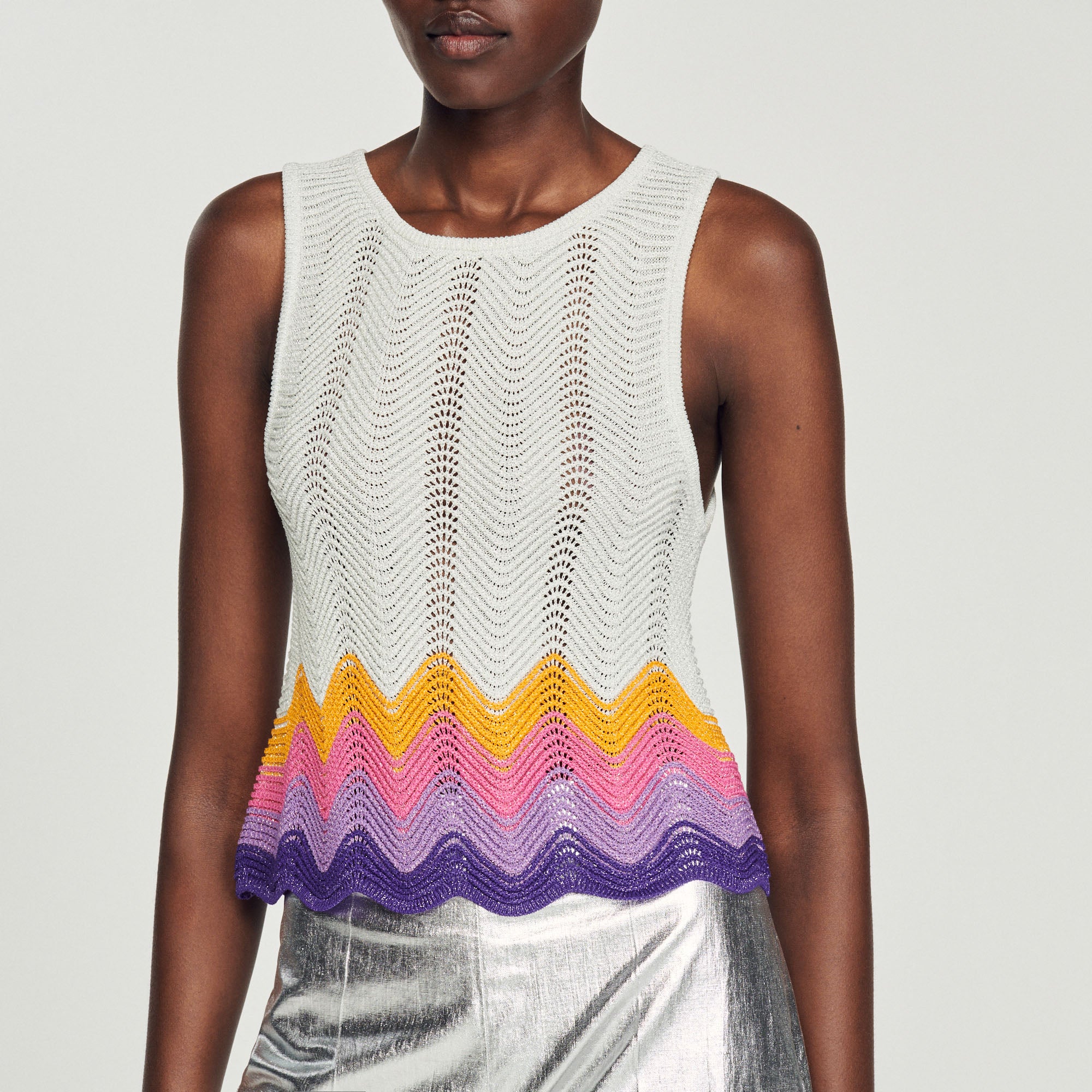 Débardeur en Maille Sandro seconde main