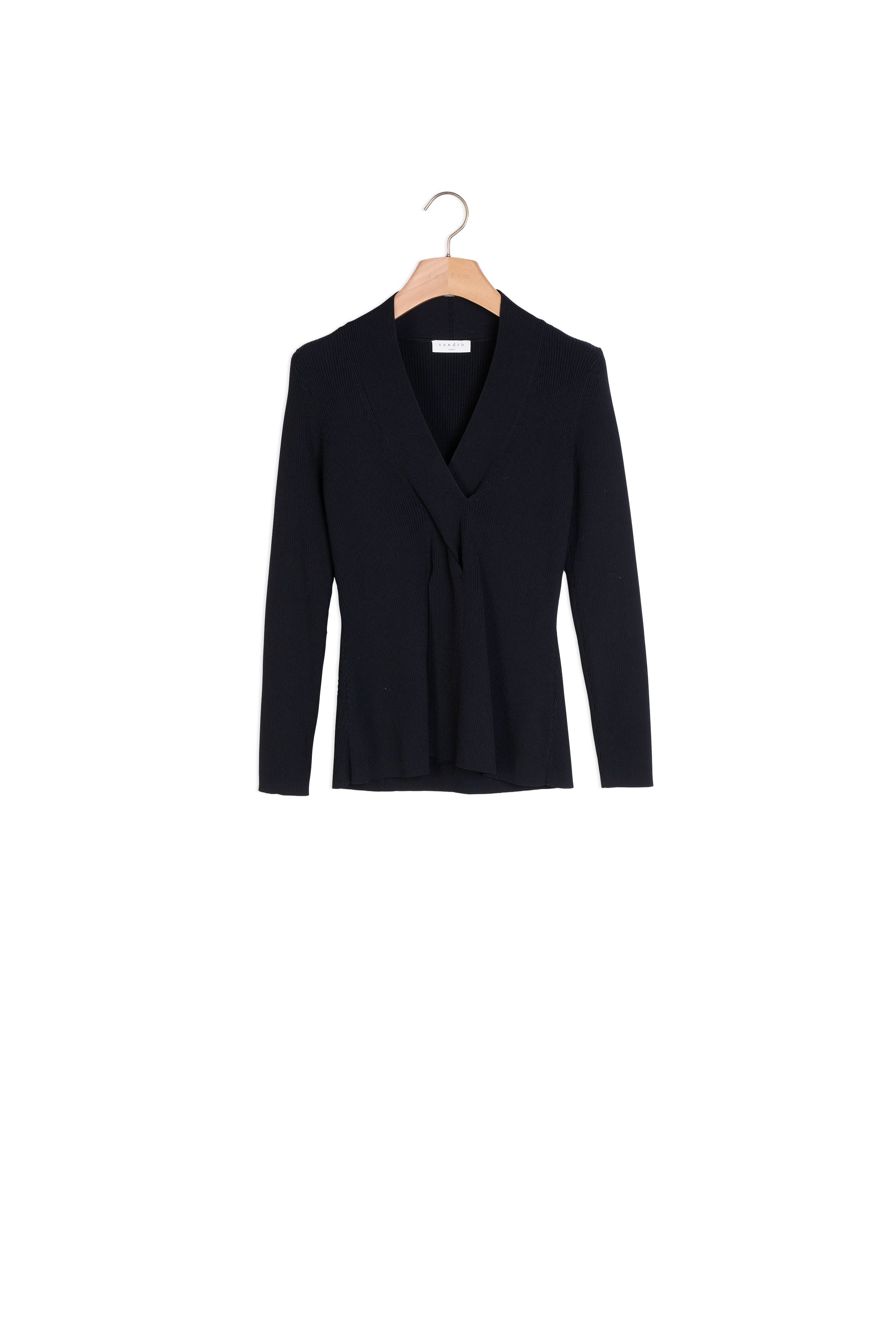 Pull twisté en Maille Sandro seconde main