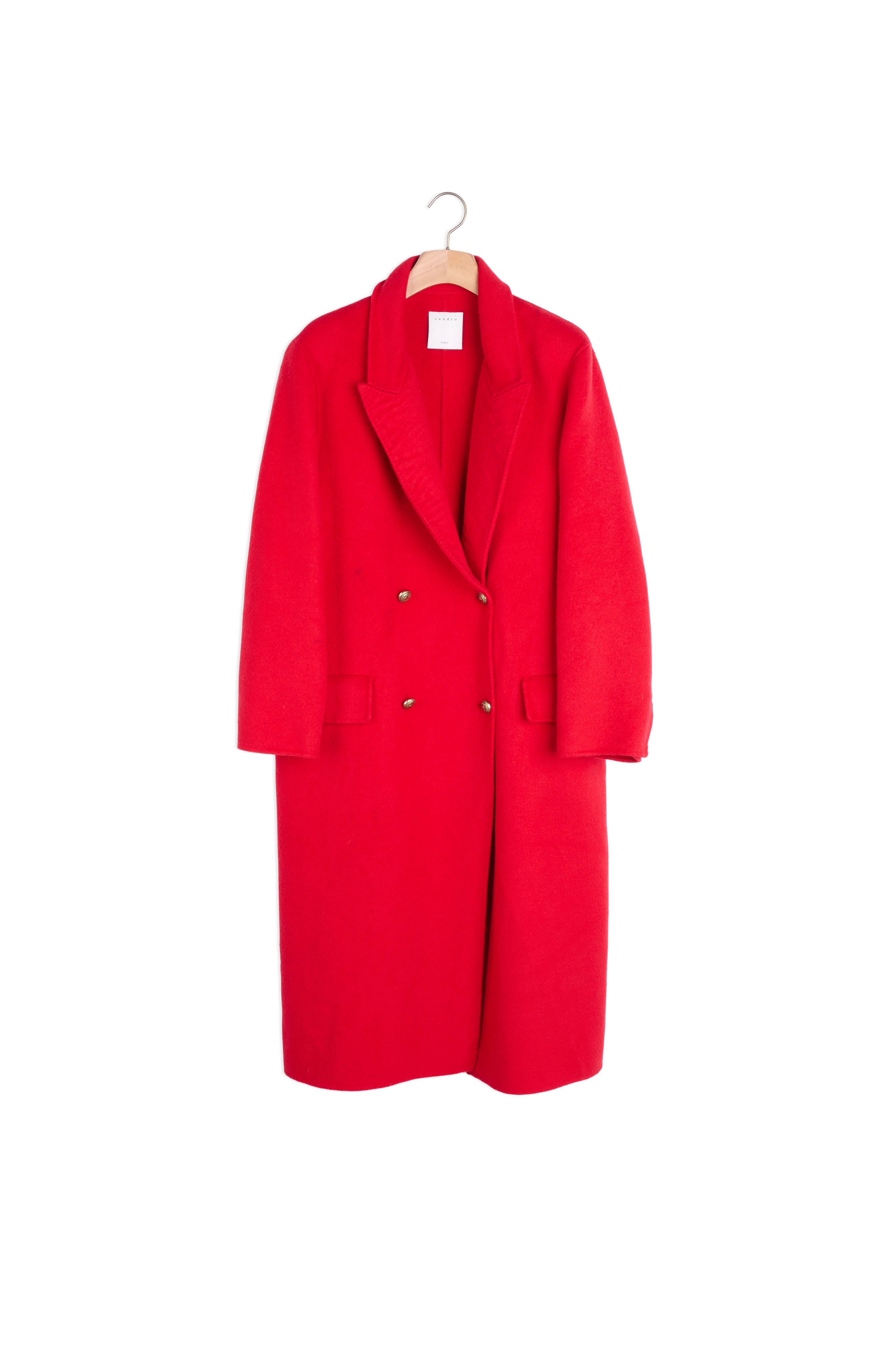 Outerwear Rouge Sandro seconde main