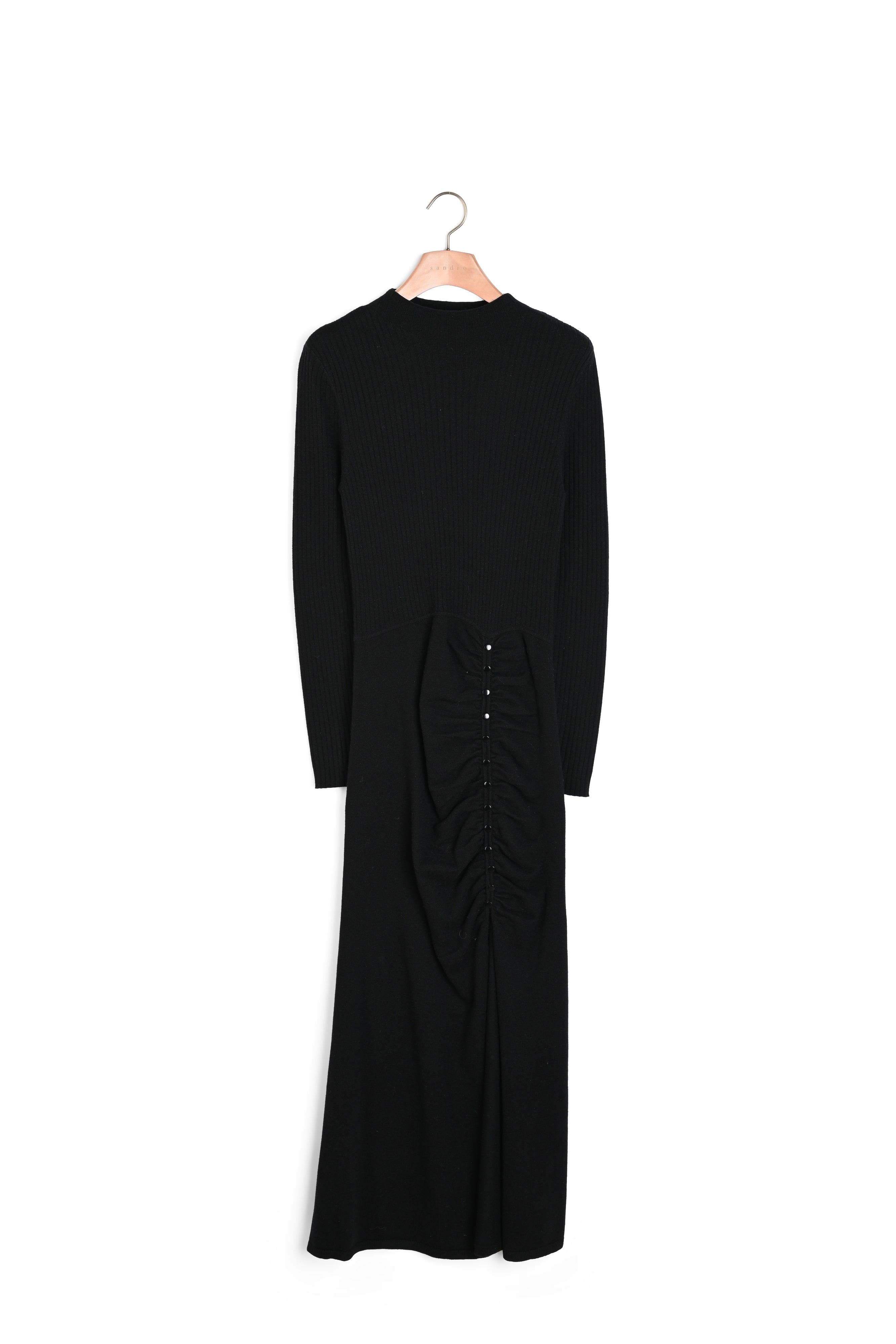 Robe longue en Maille froncée Sandro seconde main