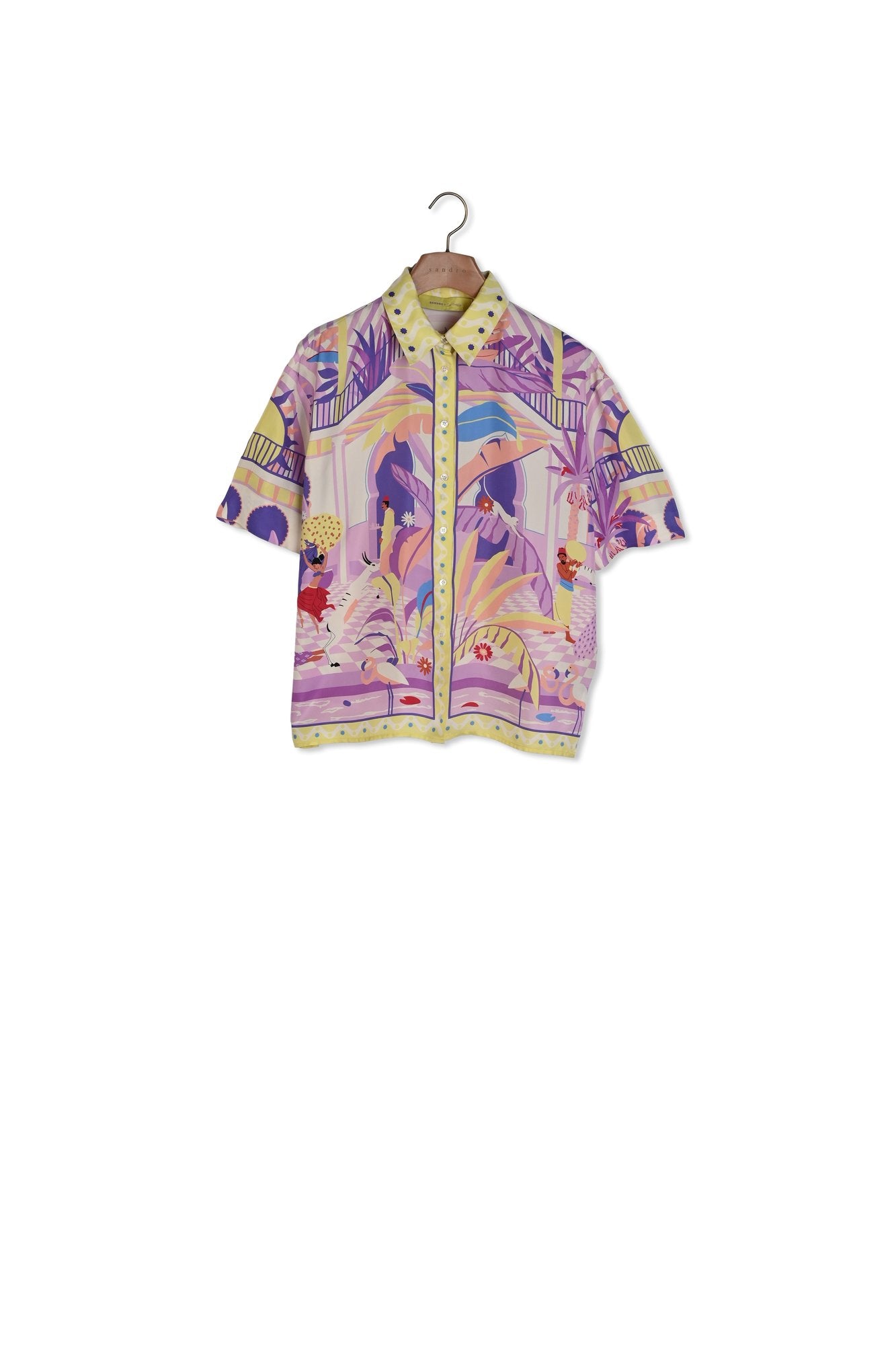 Chemise imprimée Sandro seconde main