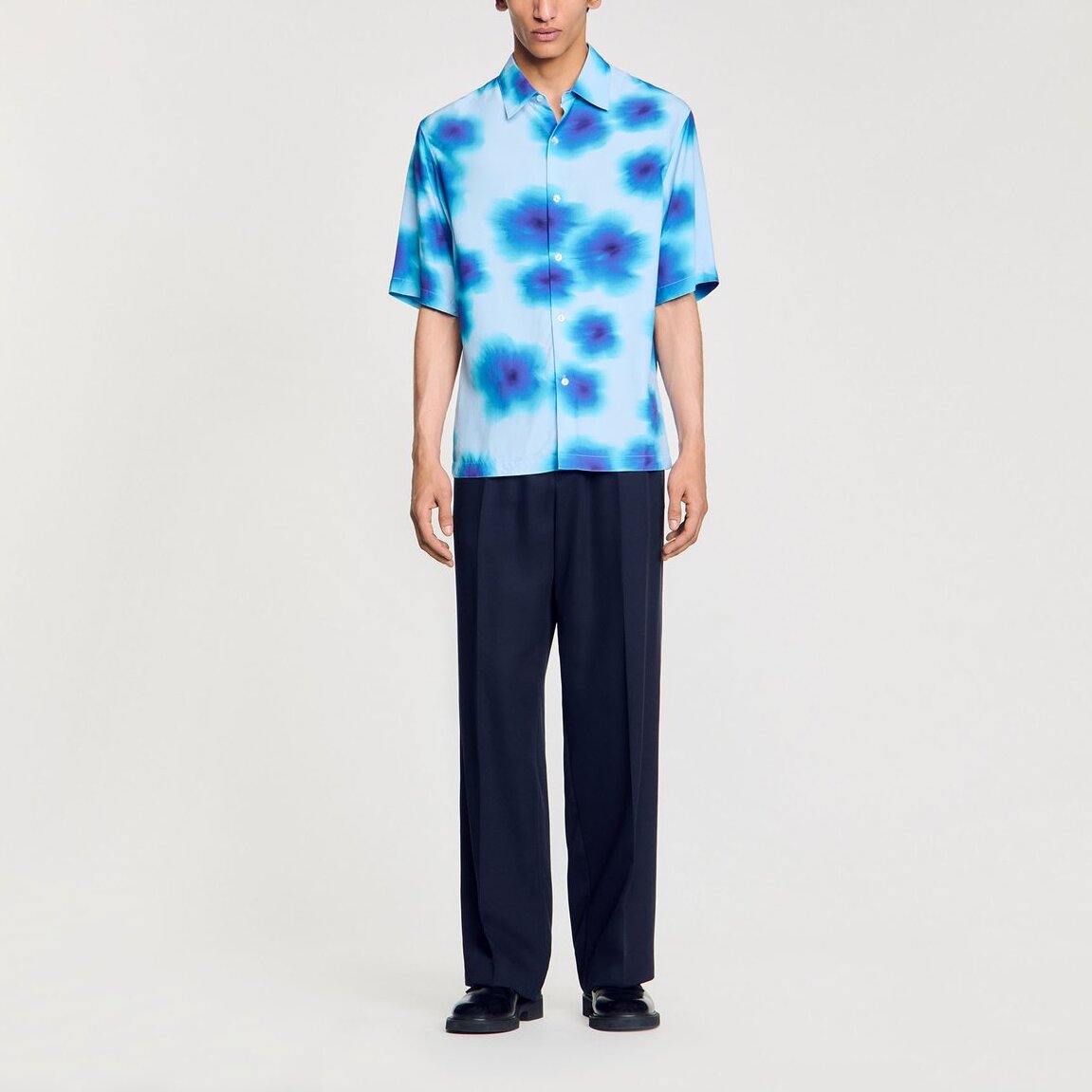 Chemise à imprimé fleuri Sandro seconde main