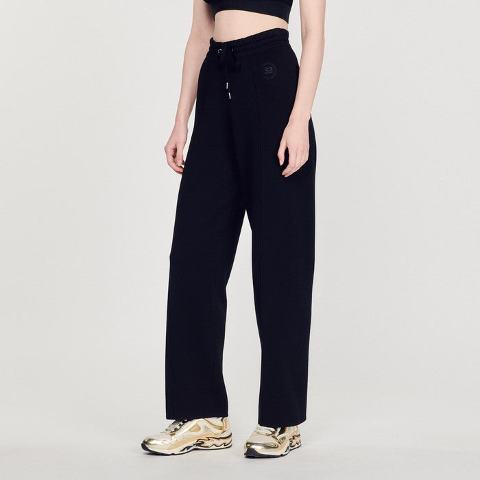 Pantalon oversize en Maille Sandro seconde main