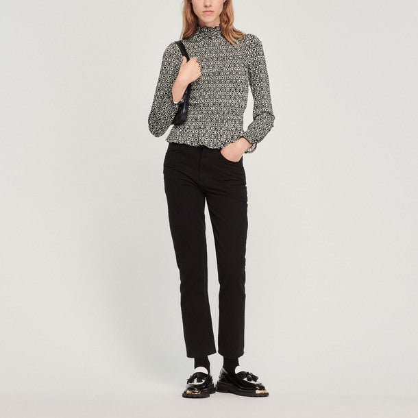 Top smocké Sandro seconde main