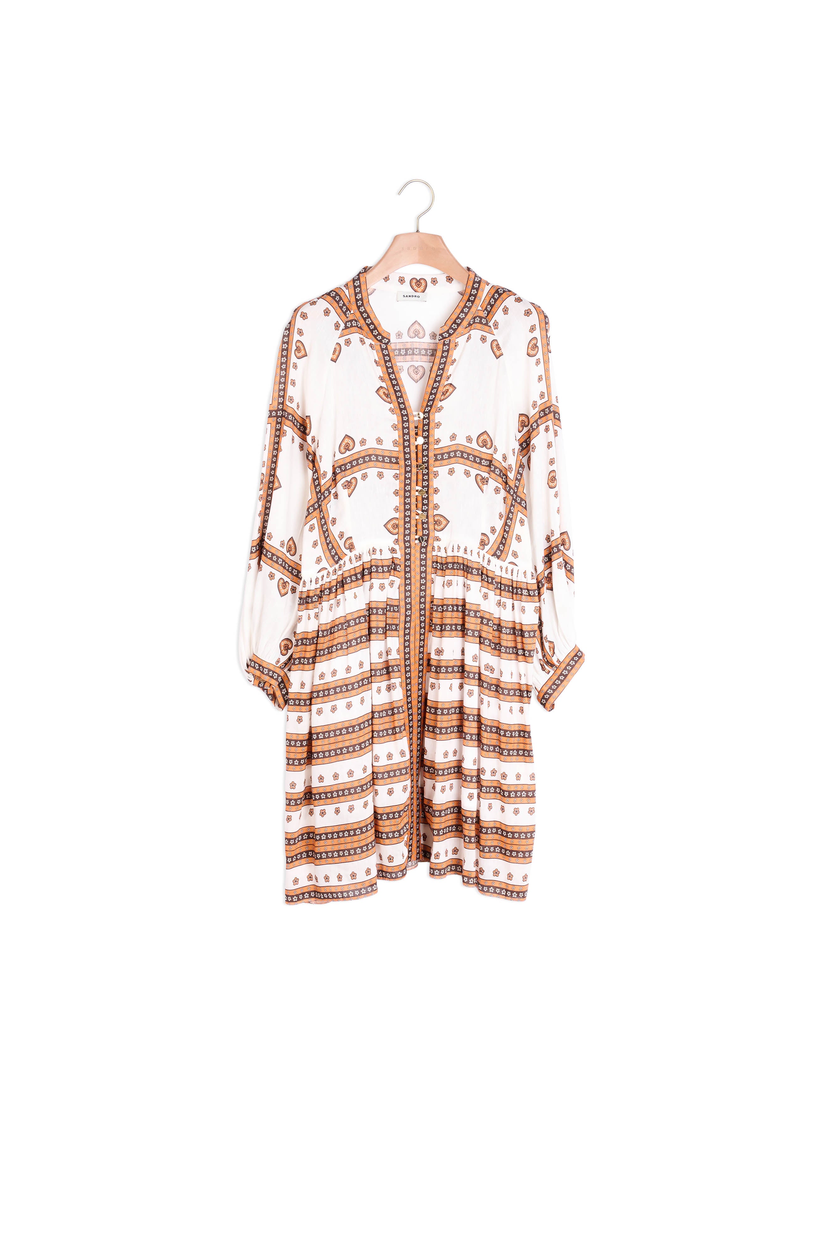 Robe courte imprimé bandana Sandro seconde main