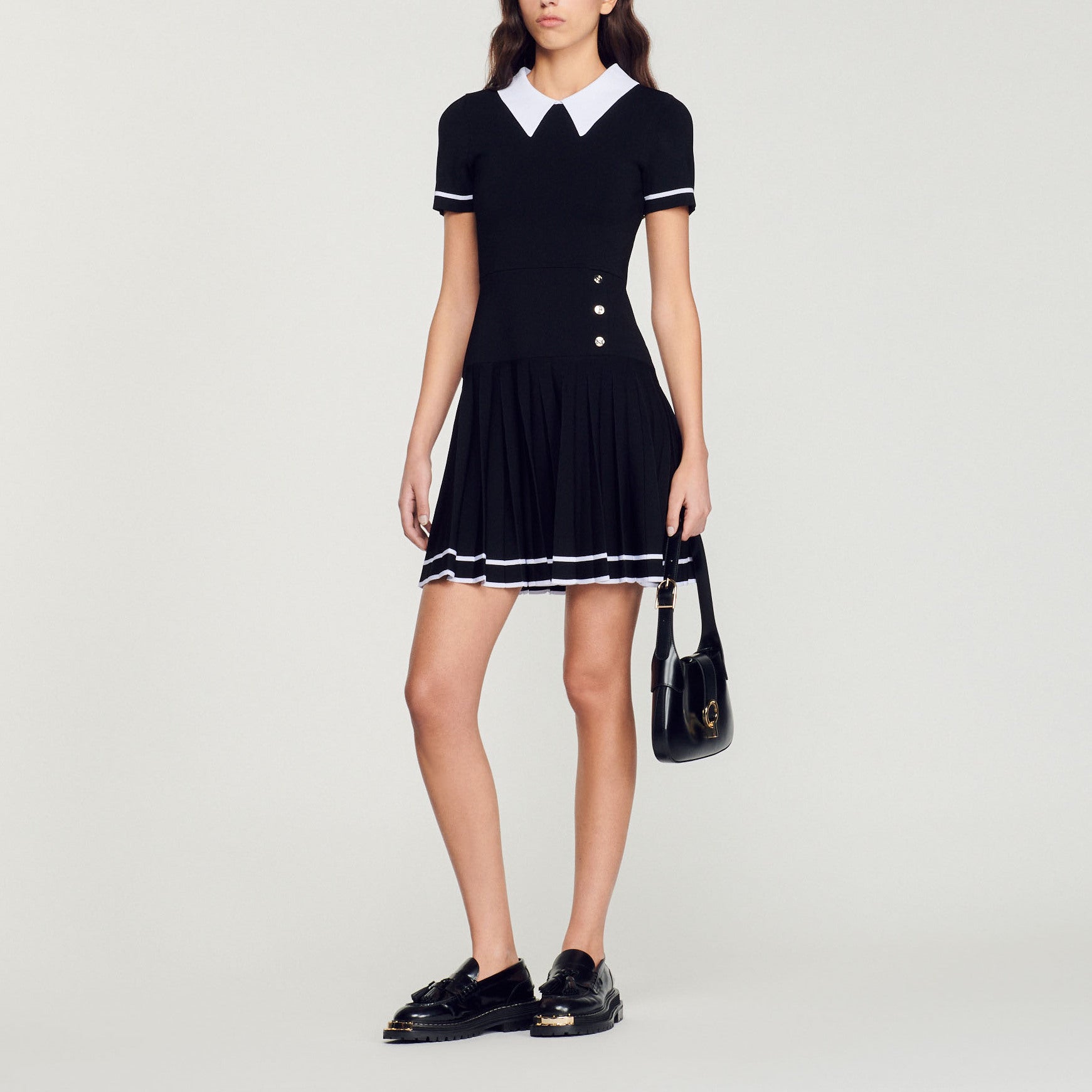 Robe courte en Maille Sandro seconde main