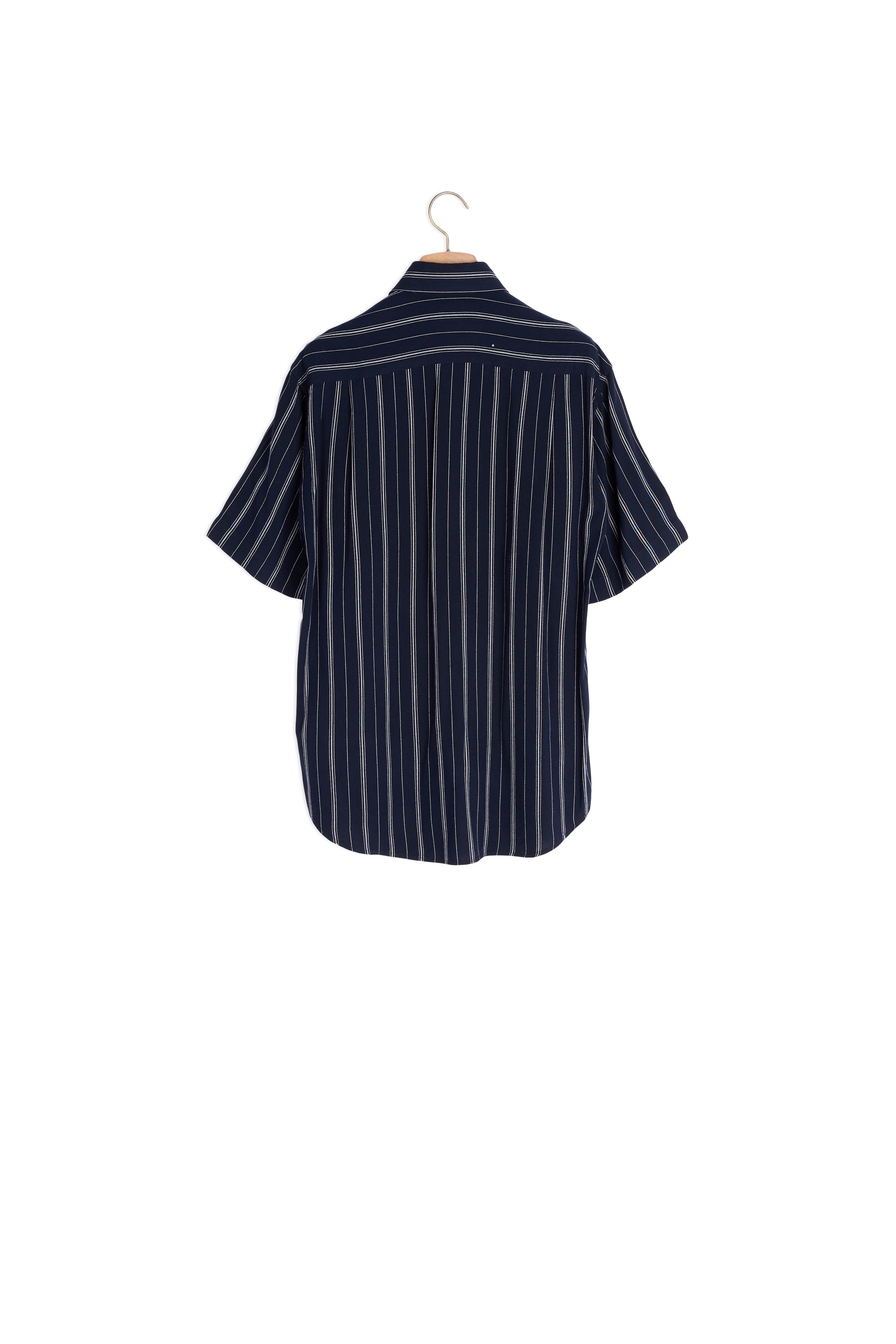 Chemise rayée à manches courtes Sandro seconde main