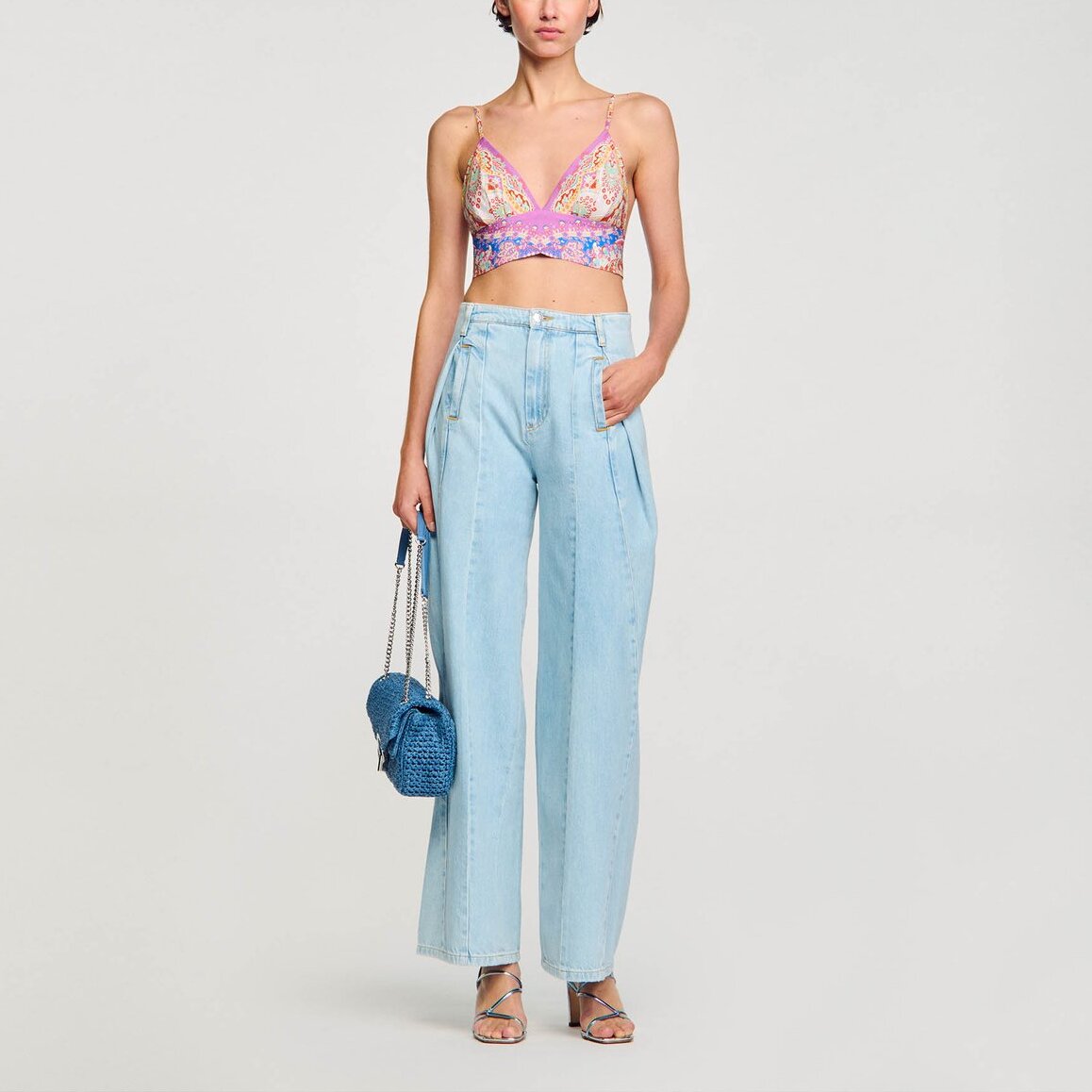 Brassière imprimée Sandro seconde main