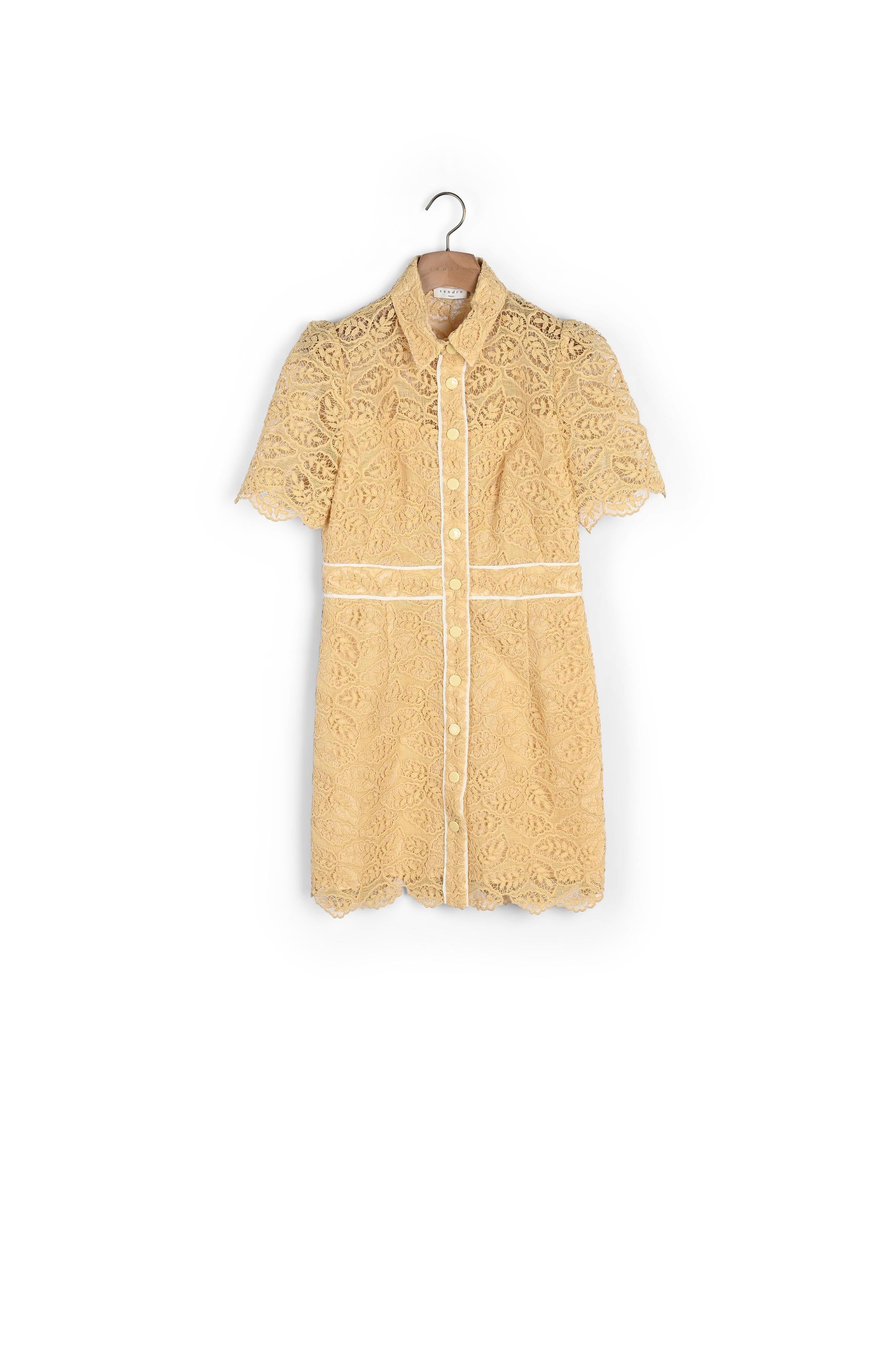 Robe courte en dentelle Sandro seconde main