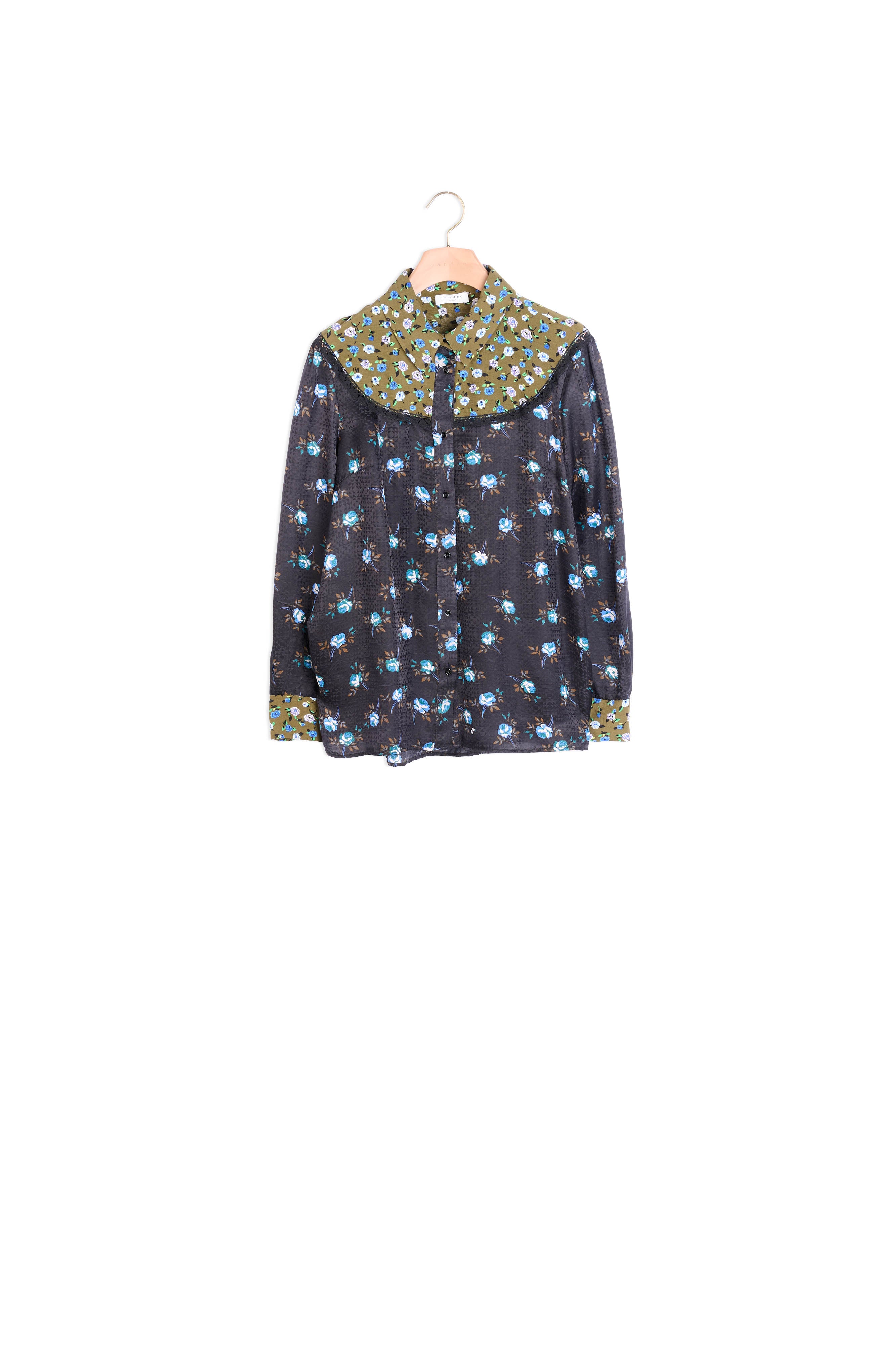 Chemise à imprimé all-over Sandro seconde main