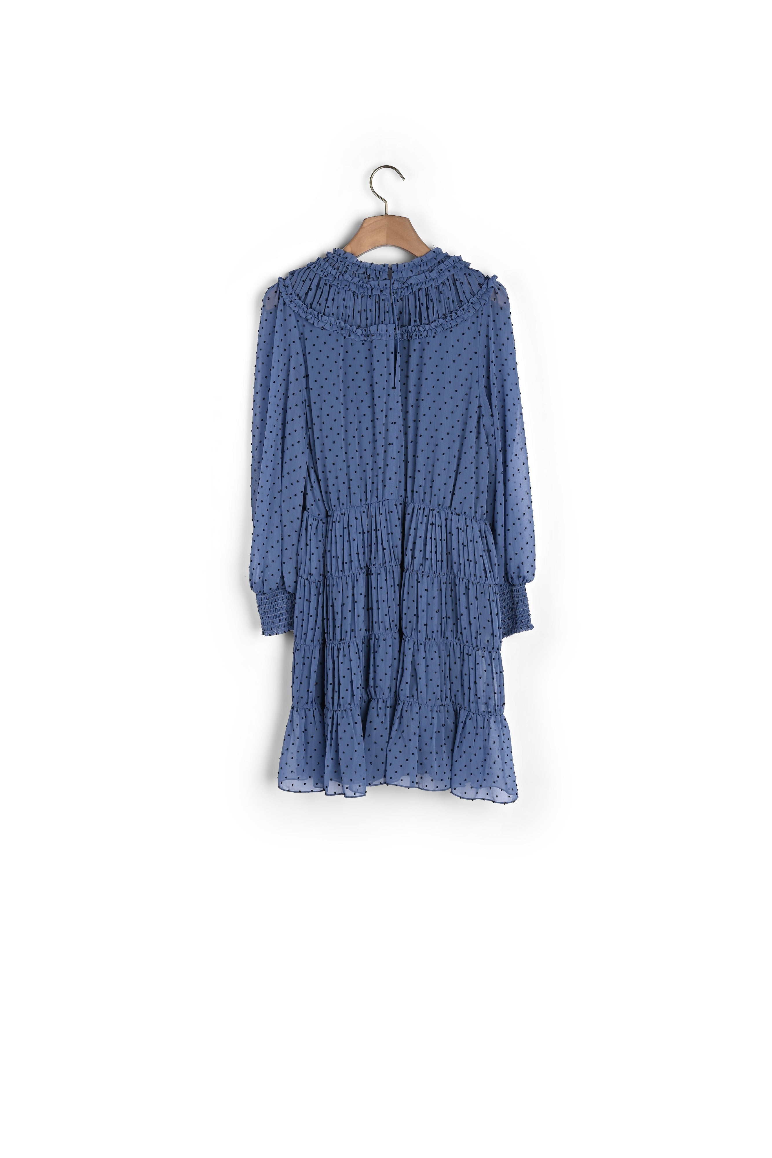 Robe courte drapée et volantée Sandro seconde main