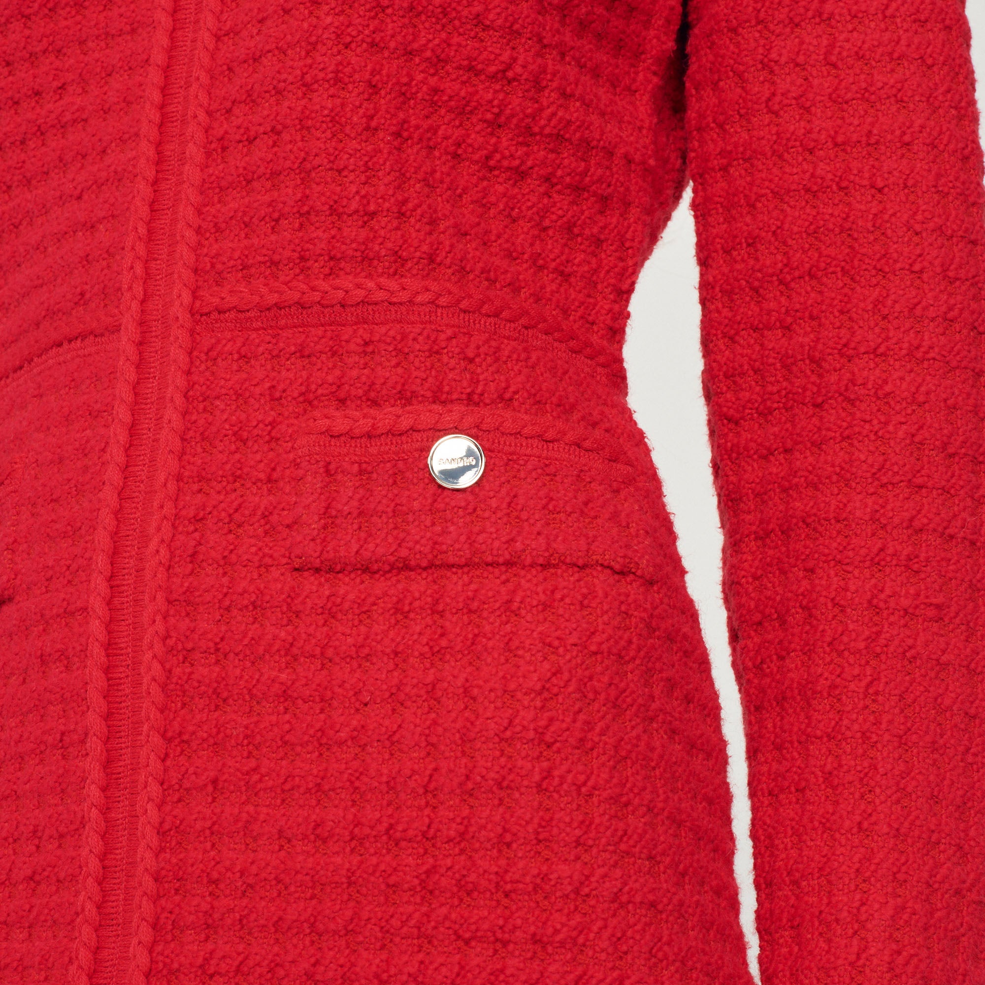 Robe courte effet tweed Sandro seconde main