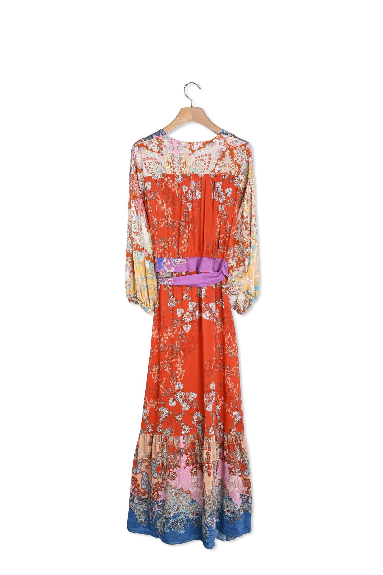 Robe longue portefeuille Sandro seconde main