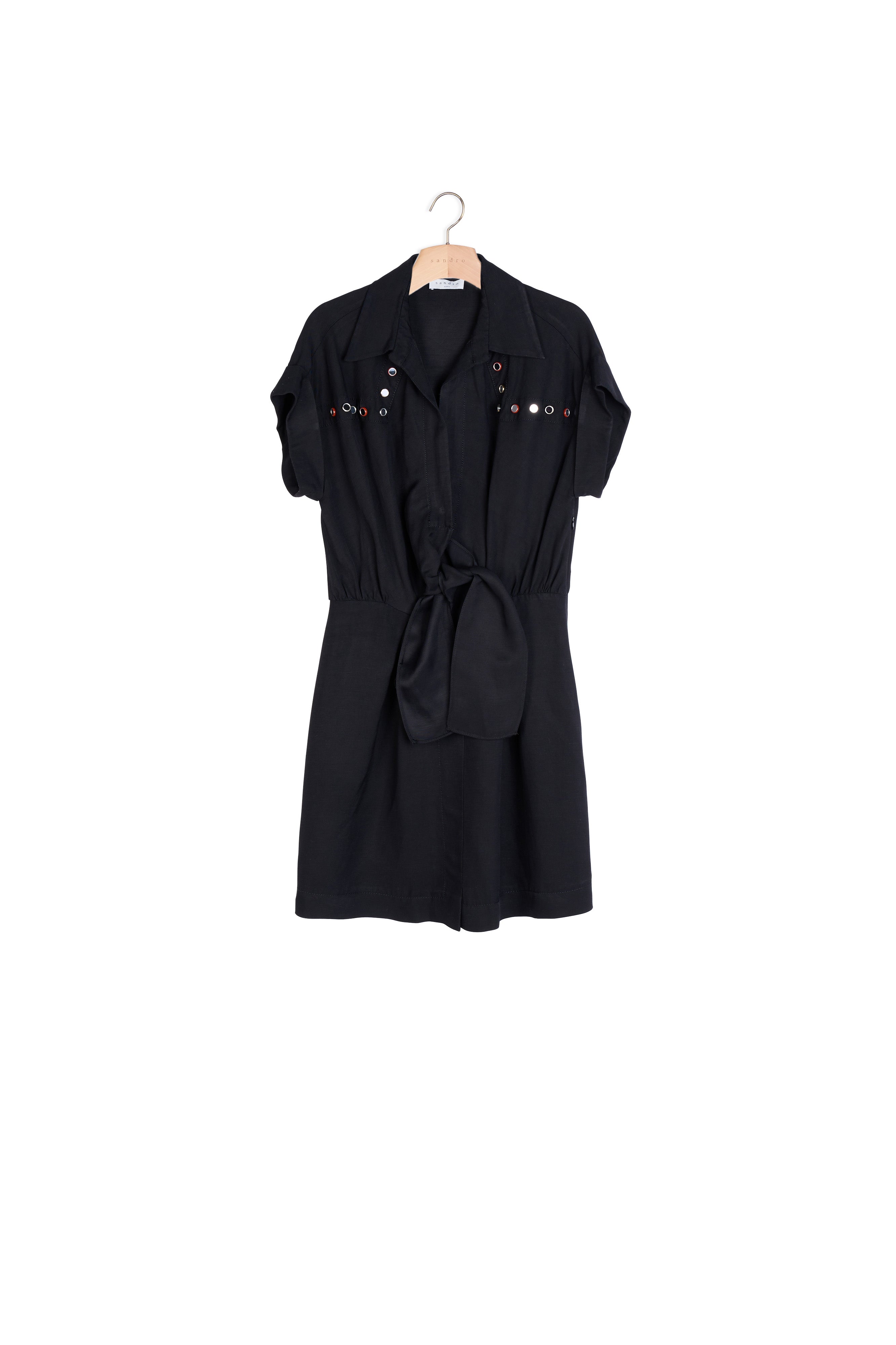 Robe Chemise ornée de studs colorés Sandro seconde main