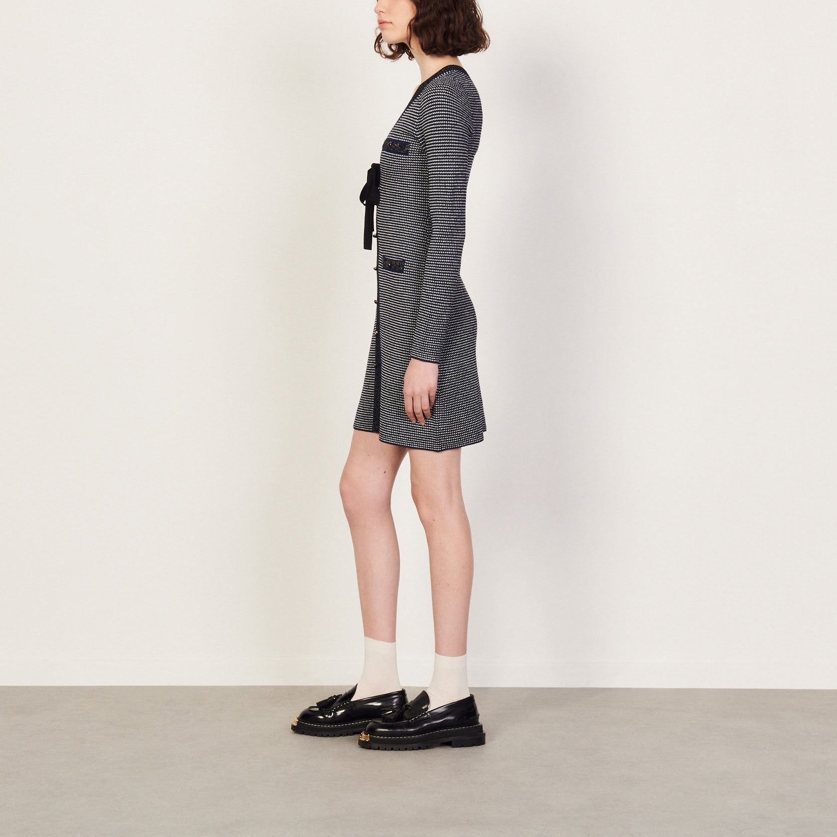 Robe en Maille fantaisie Sandro seconde main