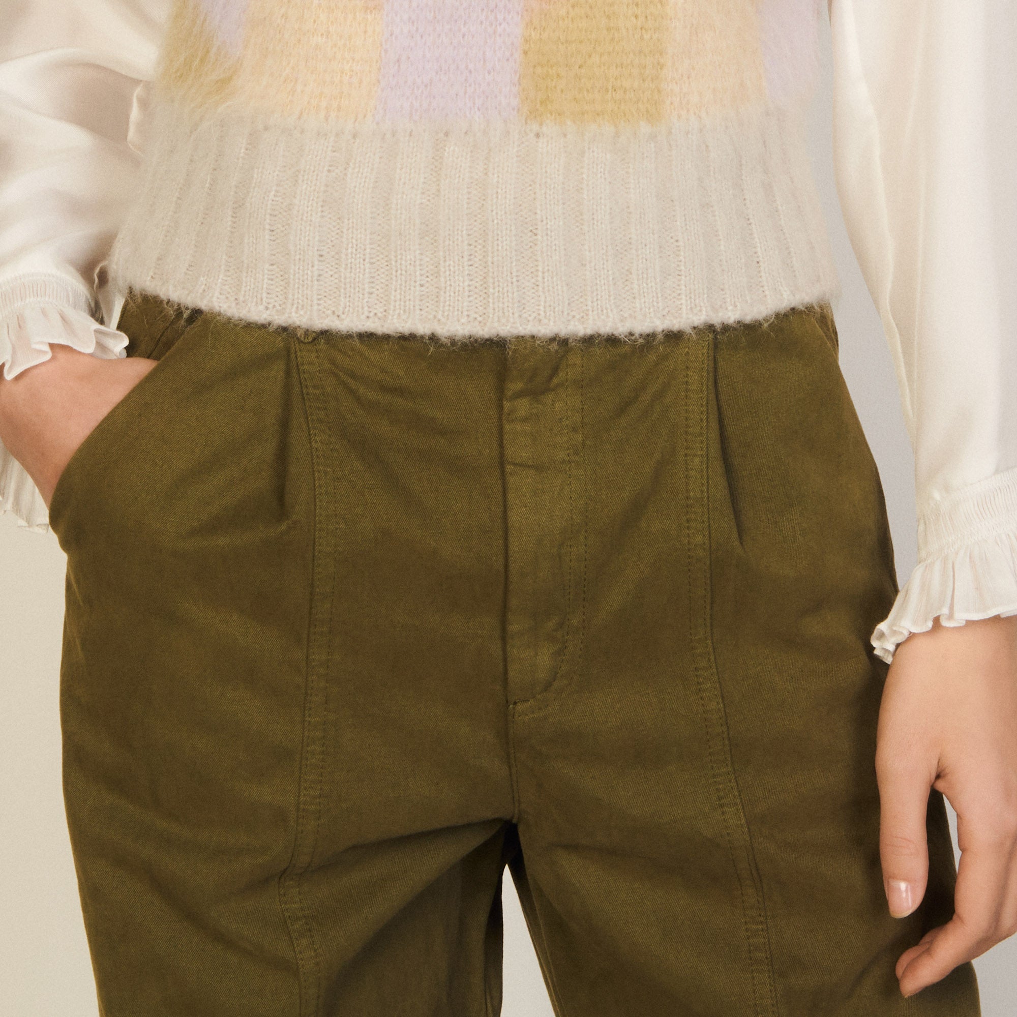 Pantalon Kaki Sandro seconde main