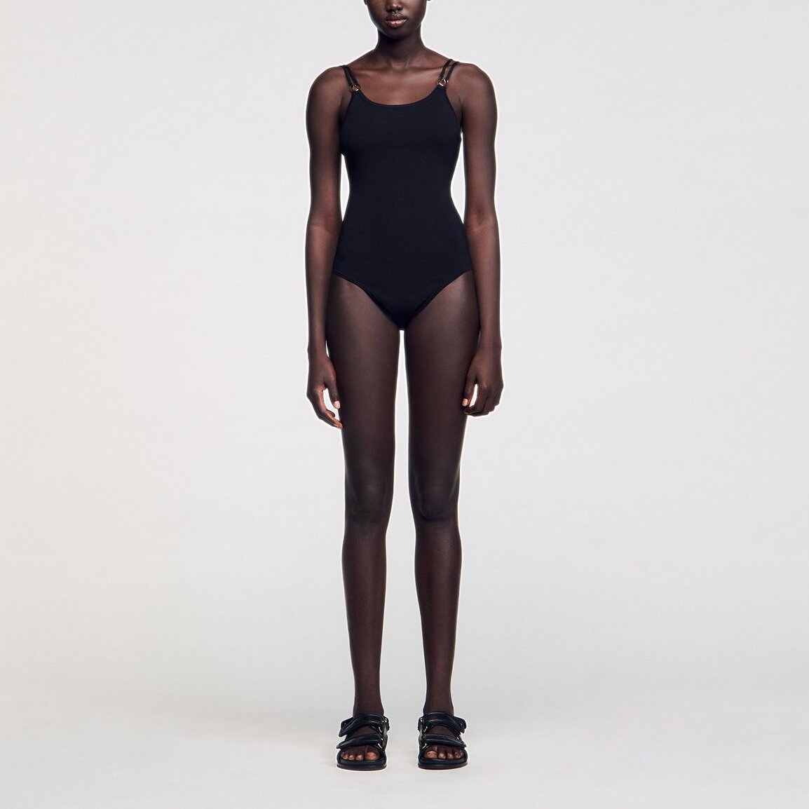 Body en maille à détail bijou Sandro seconde main