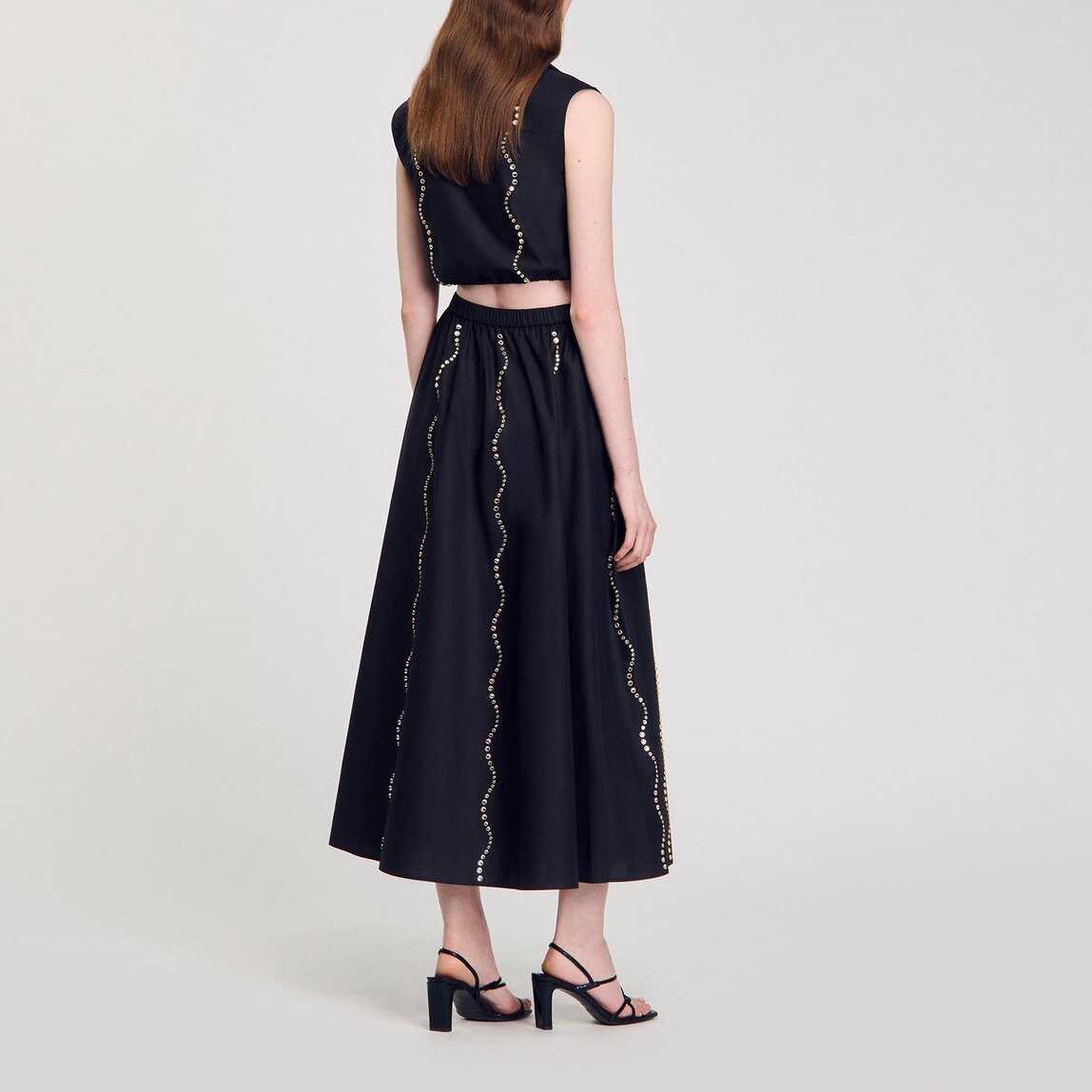 Jupe longue strassée Sandro seconde main