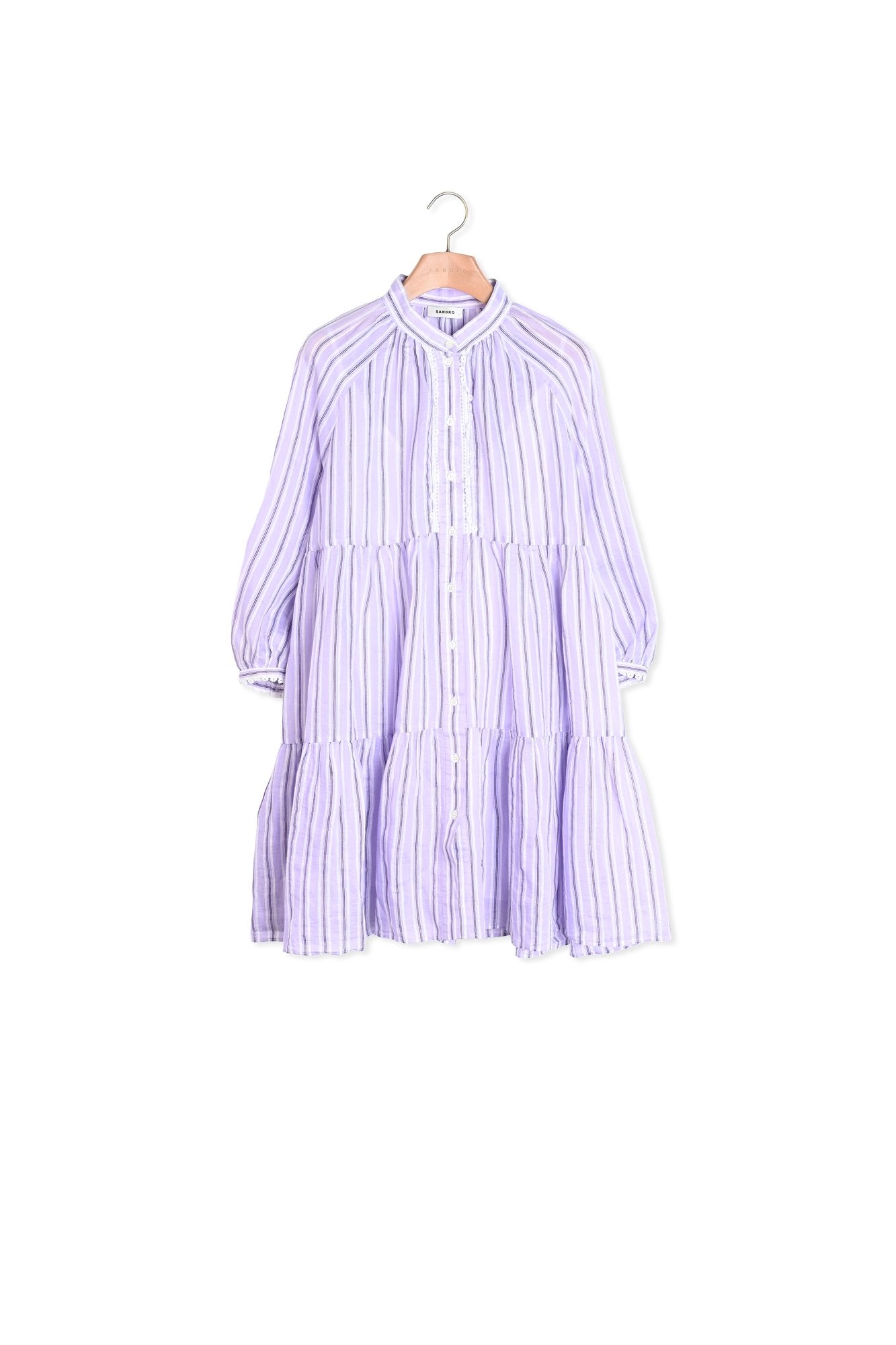 Robe courte à rayures Sandro seconde main