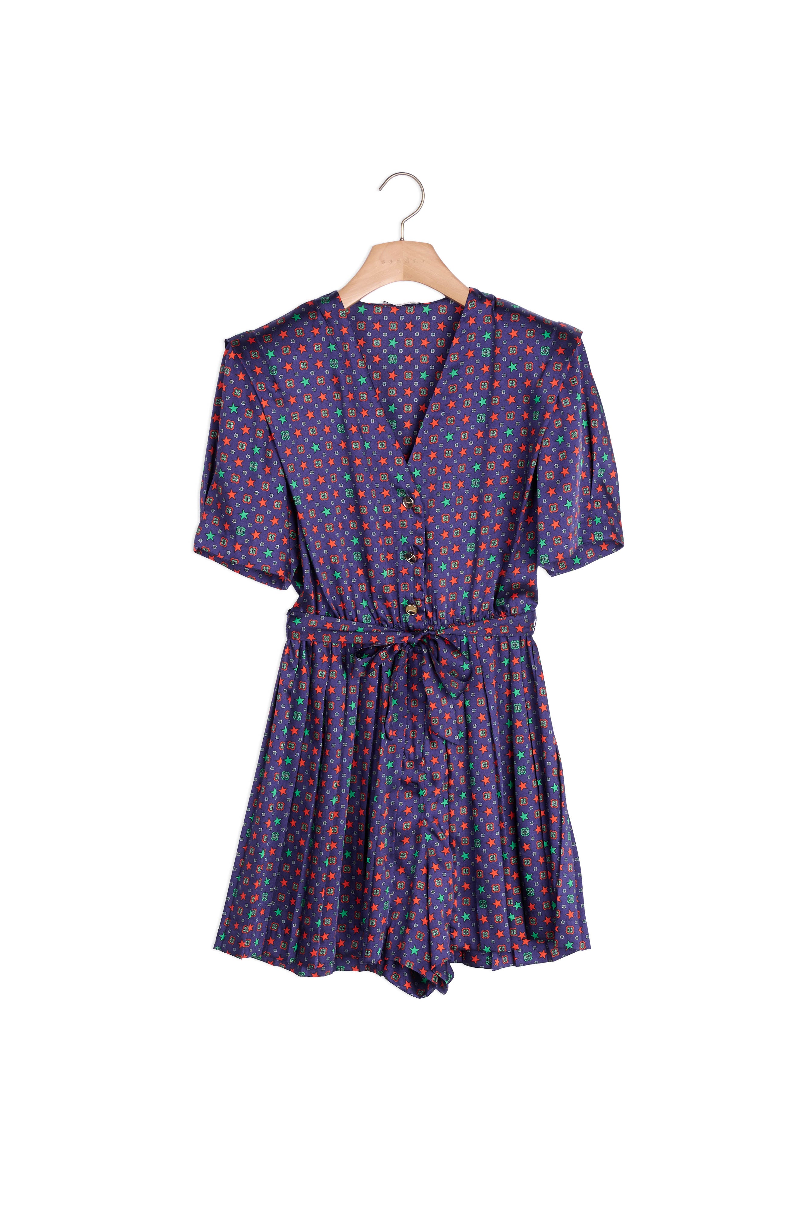 CombiShort satinée imprimée Sandro seconde main