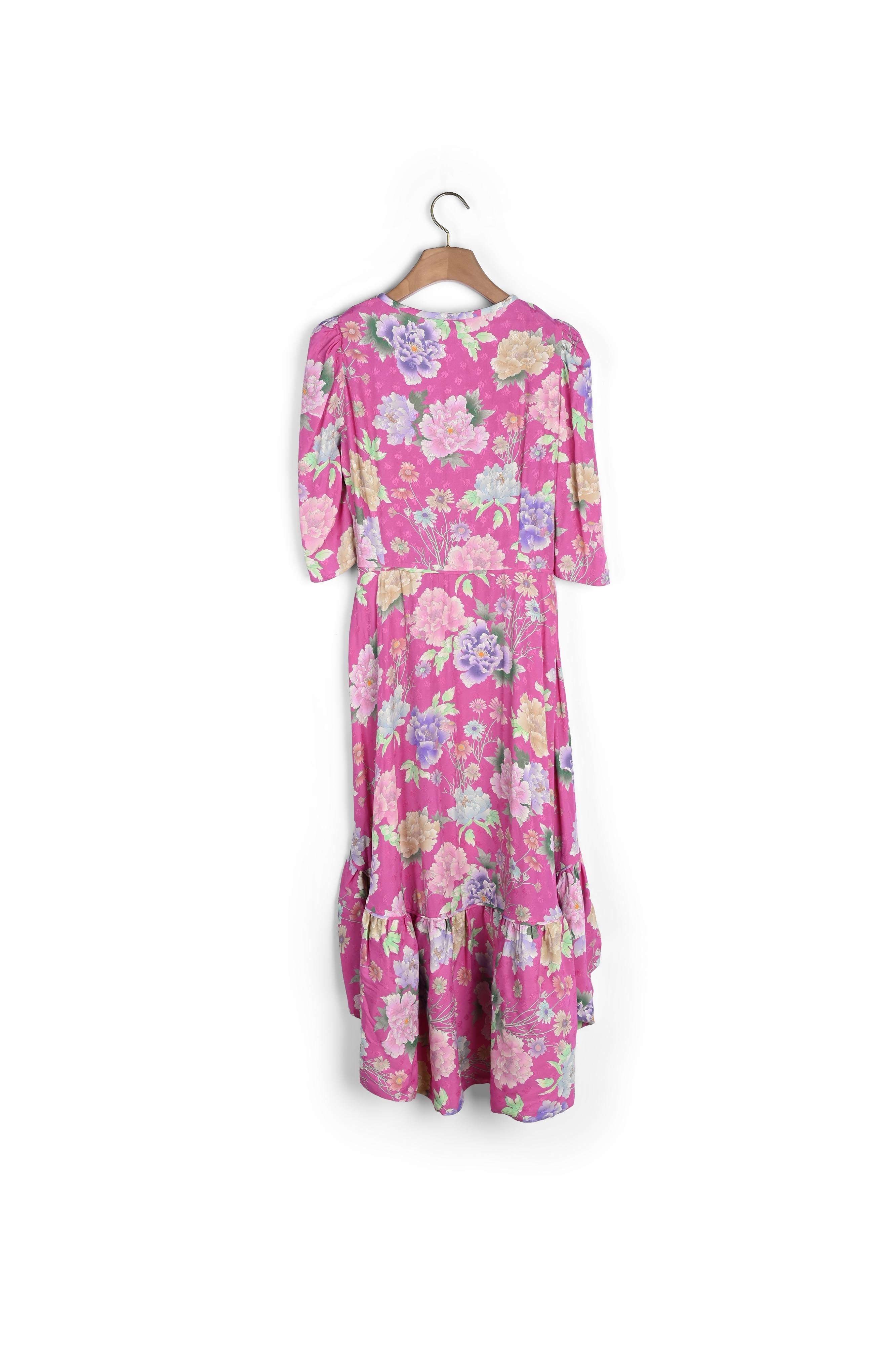 Robe longue asymétrique en jacquard Sandro seconde main