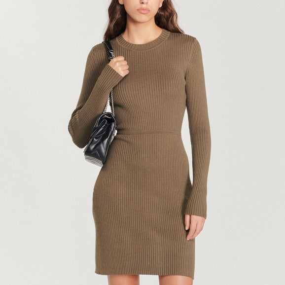 Robe en Maille côtelée Sandro seconde main