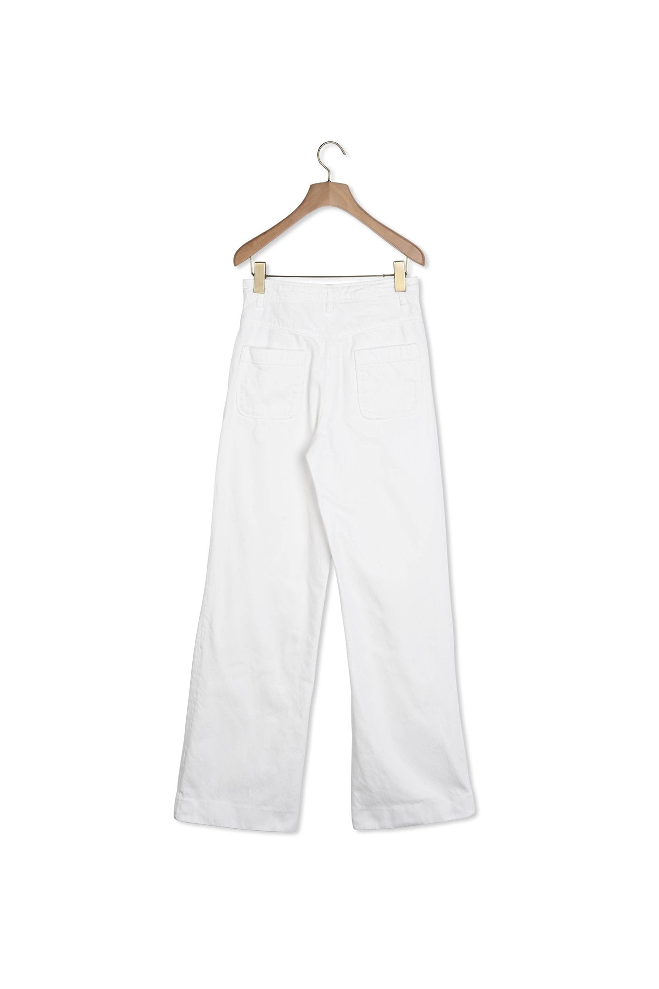 Pantalon large en toile Sandro seconde main